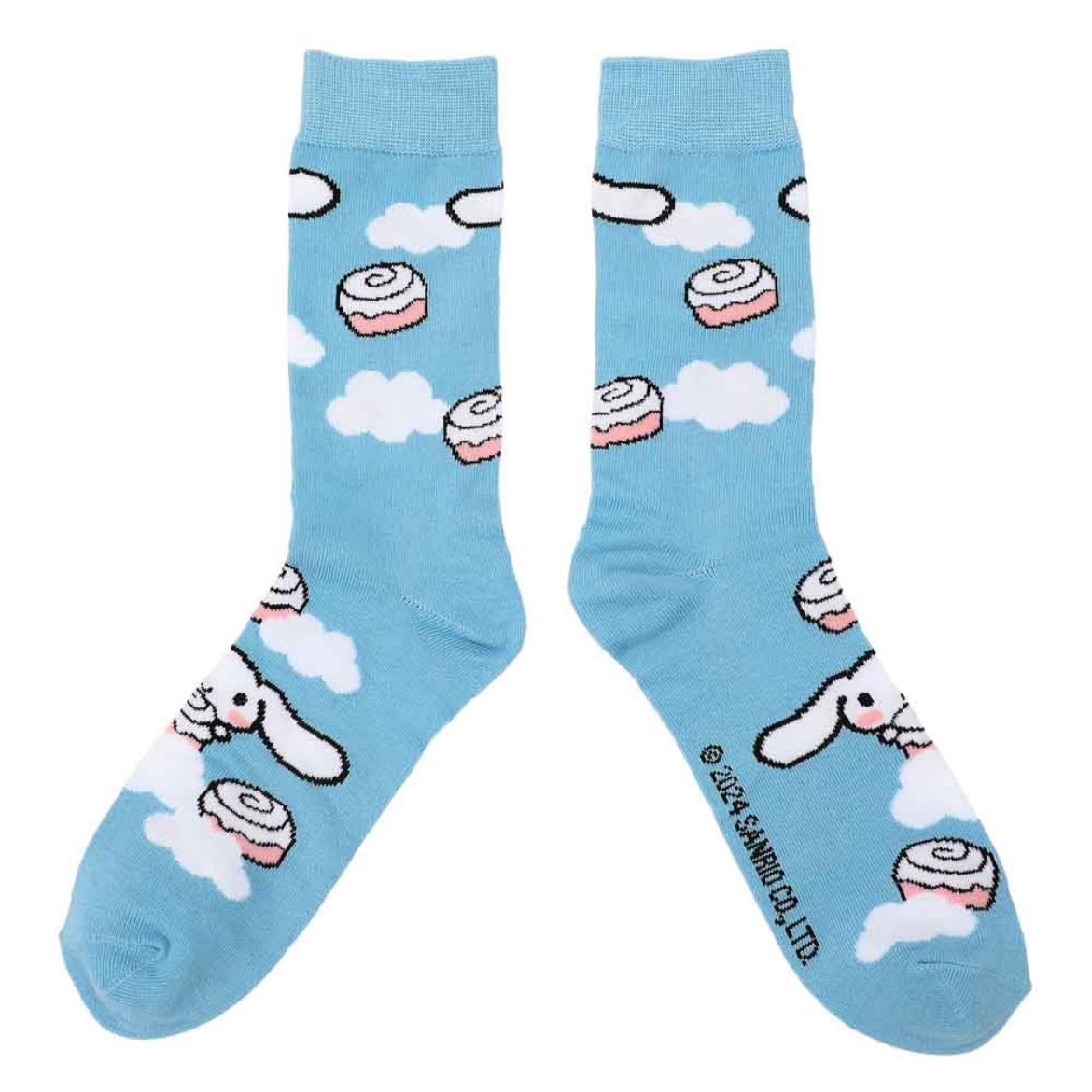 Hello Kitty ladies socks set featuring Kuromi and My Melody designs.