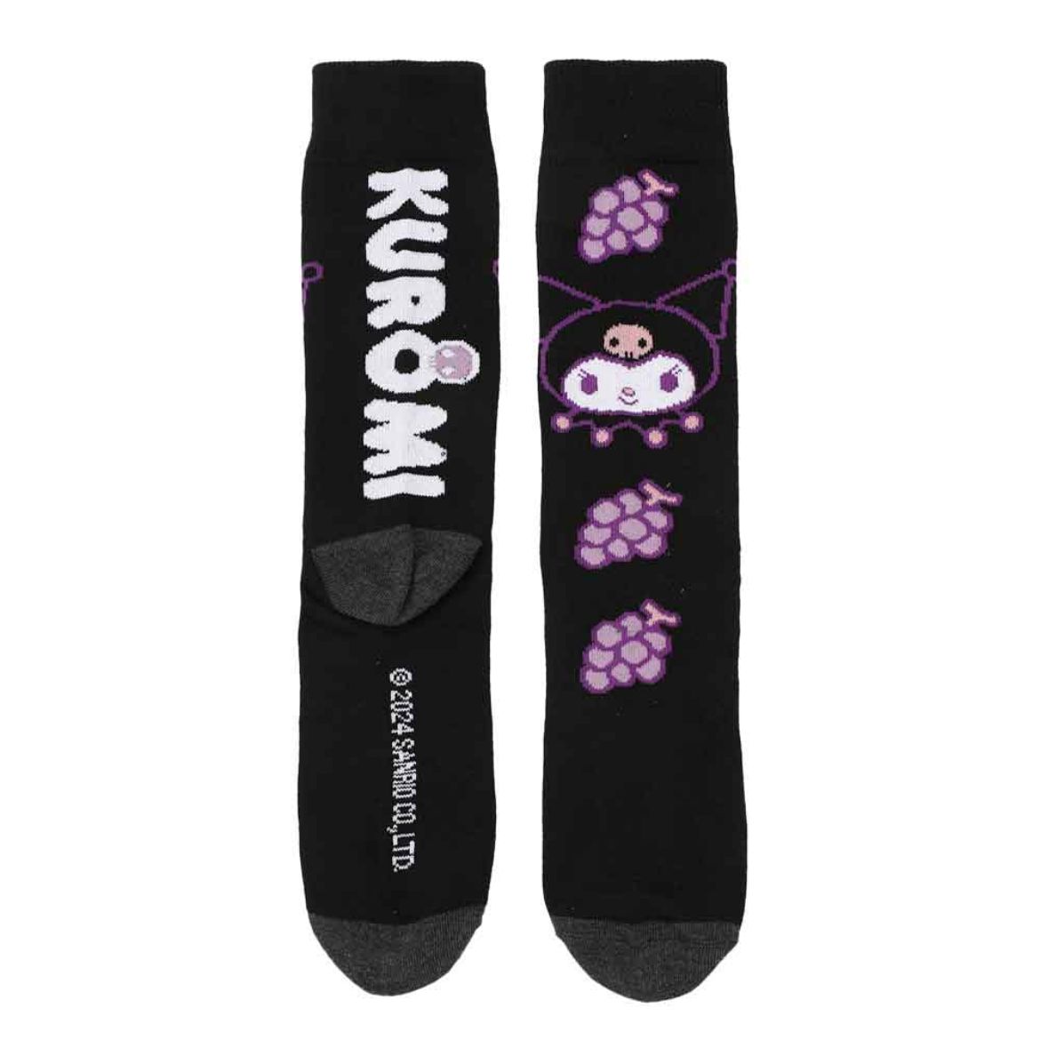 Hello Kitty ladies socks set featuring Kuromi and My Melody designs.
