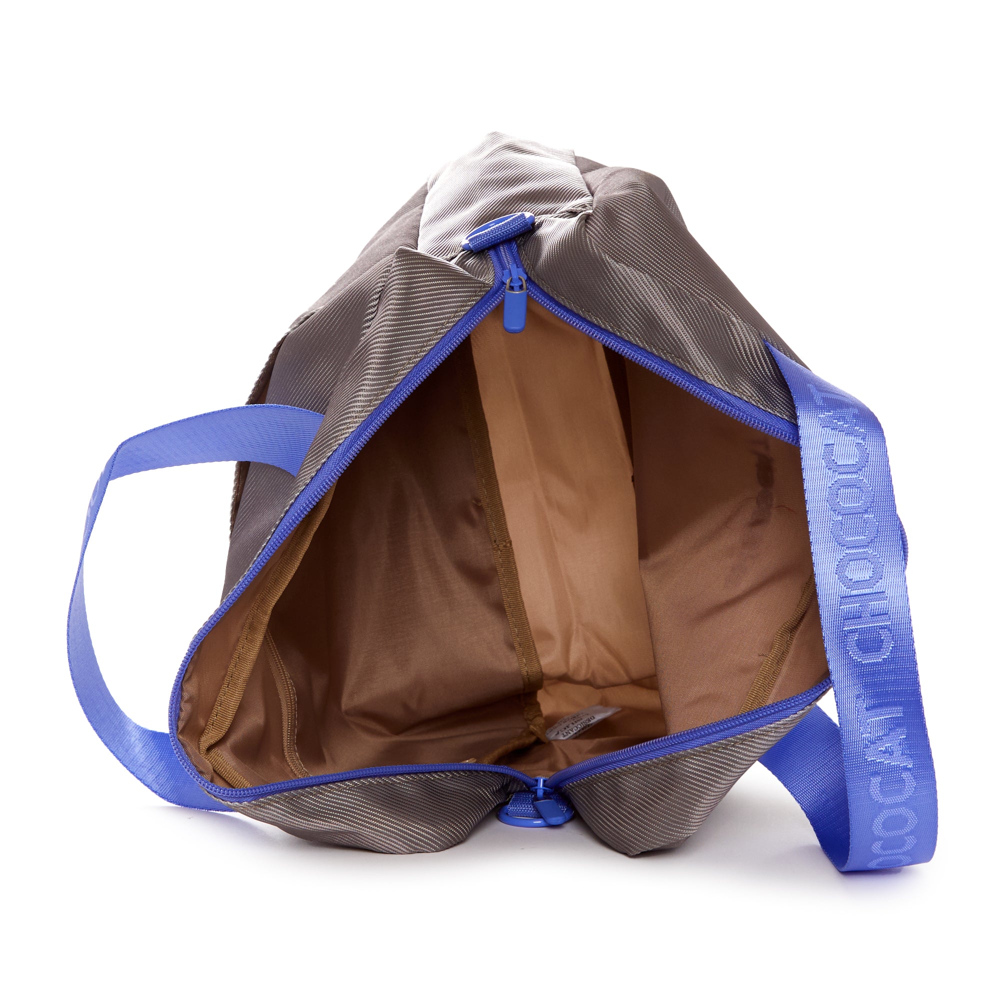 Professional wearing the briefcase bag while walking through city streets