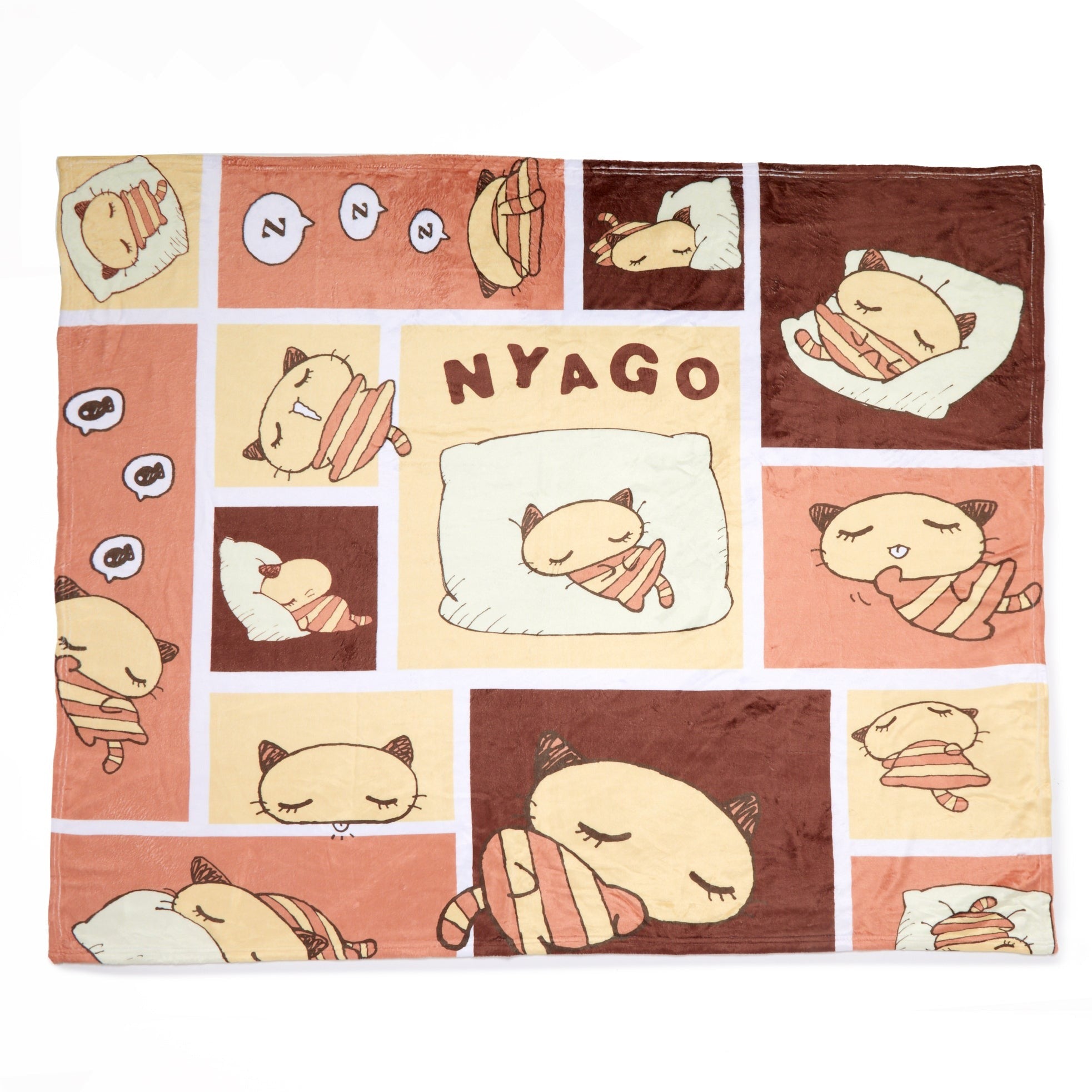 Cozy plush throw blanket draped over a sofa