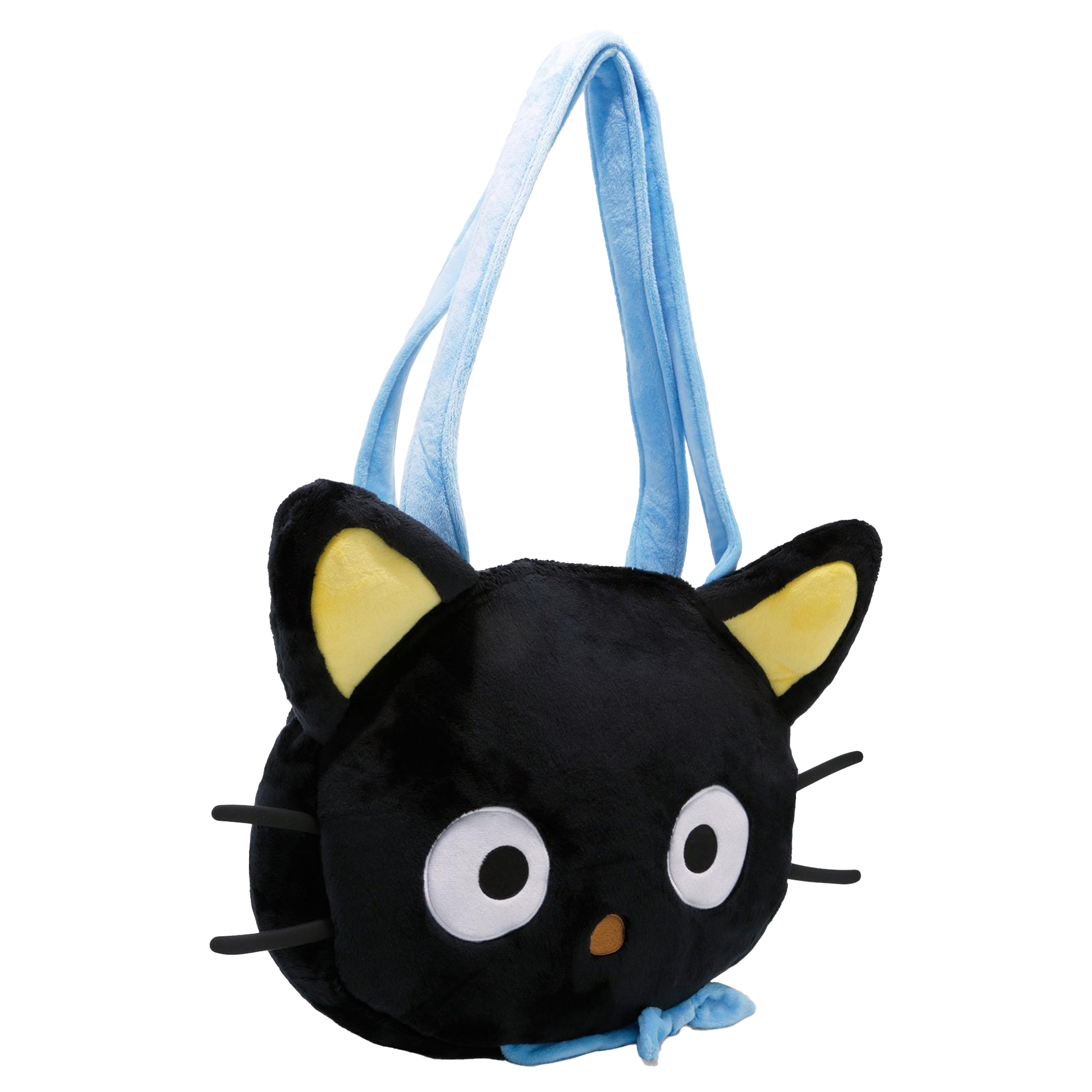 Interior view of Chococat tote bag with drop pocket and snap closure