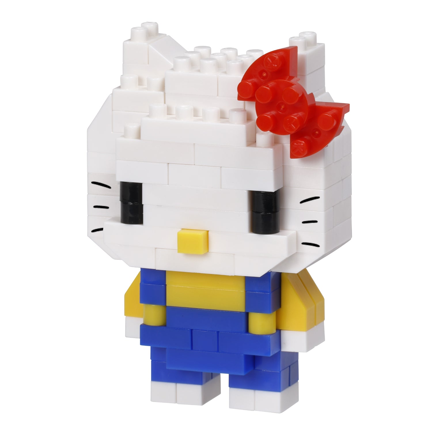 Hello Kitty Nanoblock figurine assembled with detailed features