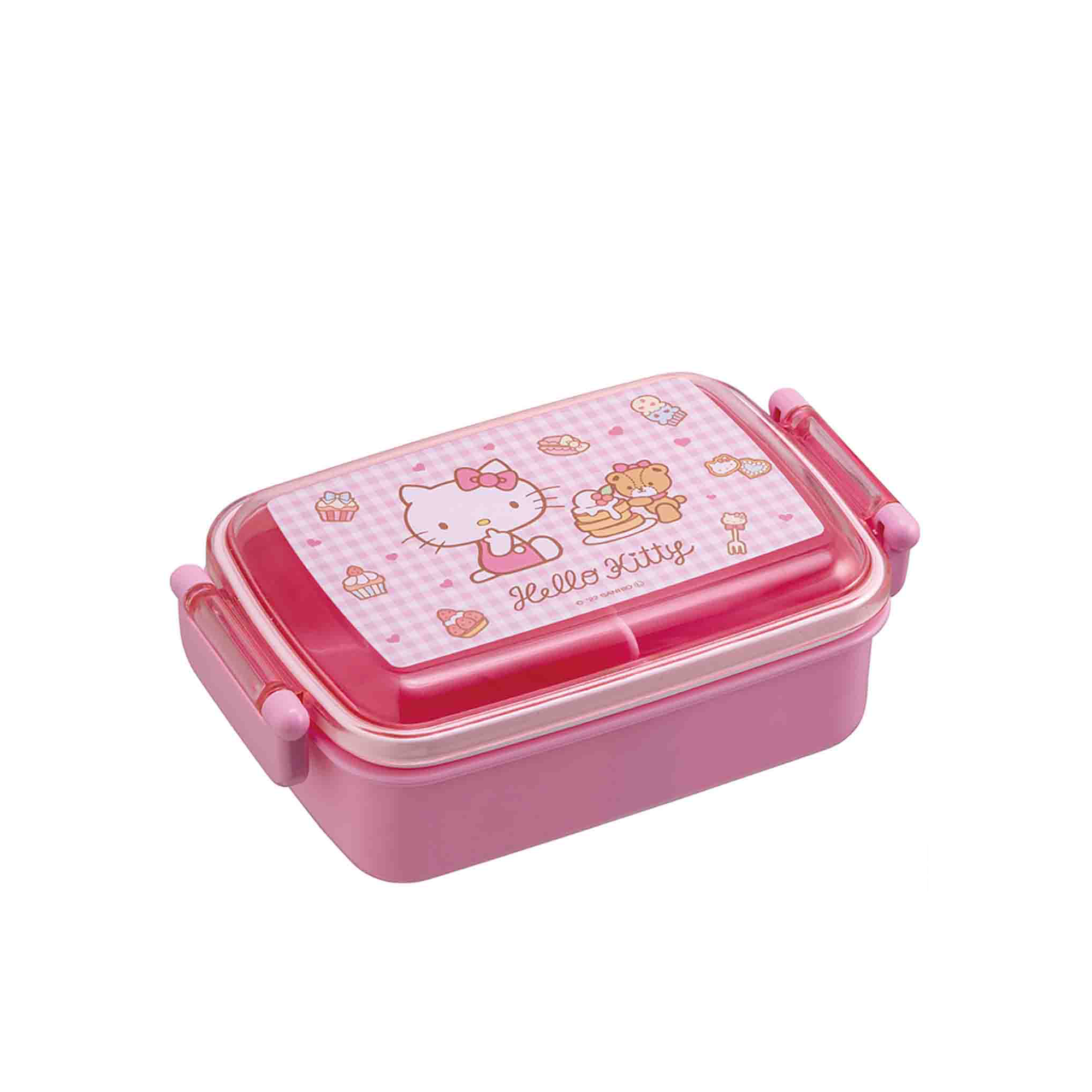 Hello Kitty Sweets Bento Box with character art and two compartments for easy meal packing