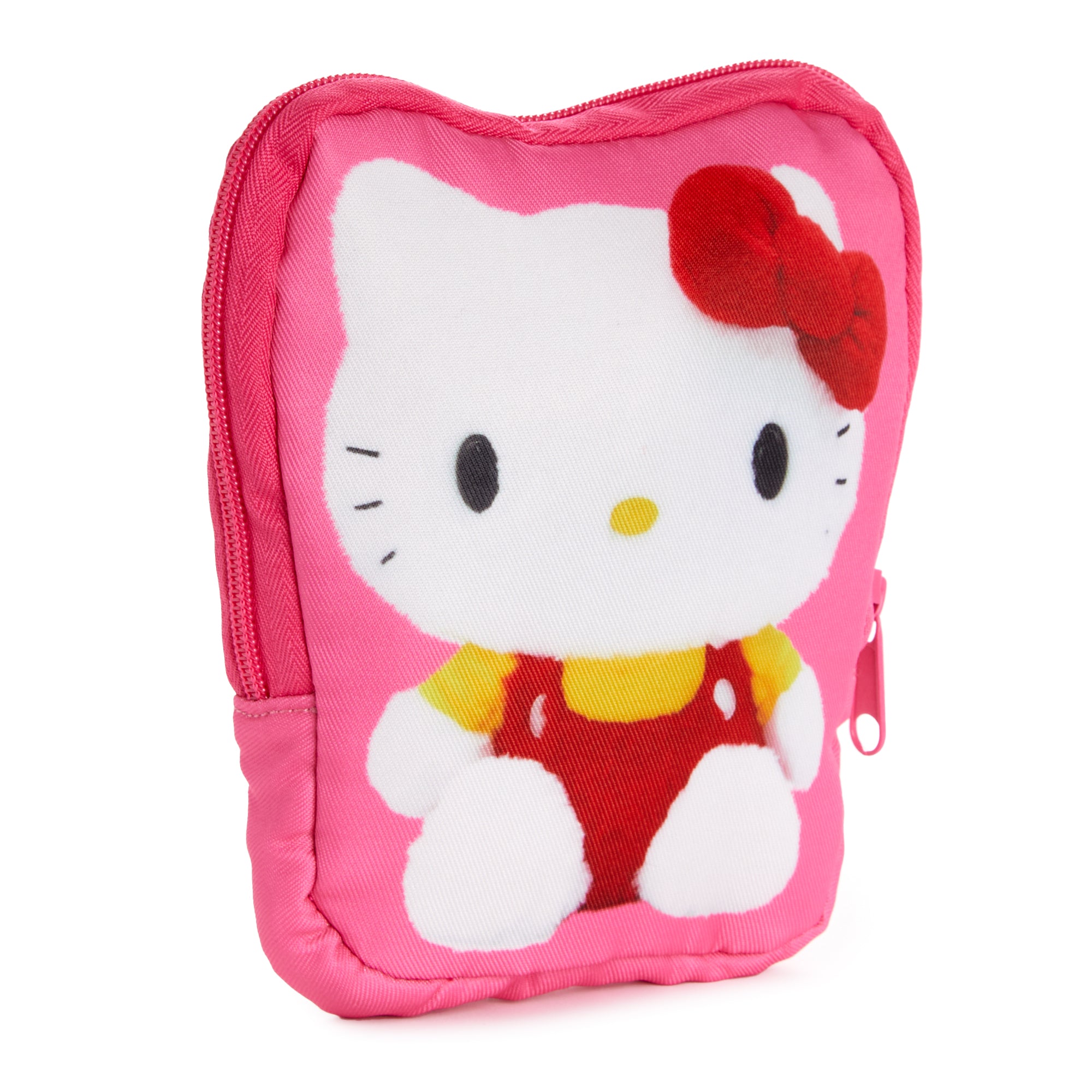 Stylish Hello Kitty pouch with all-over print, ideal for travel or daily use
