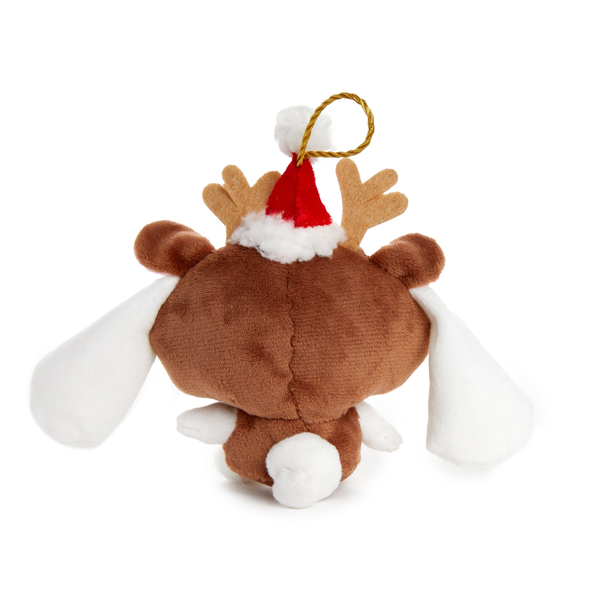 Cinnamoroll plush ornament hanging on a Christmas tree branch