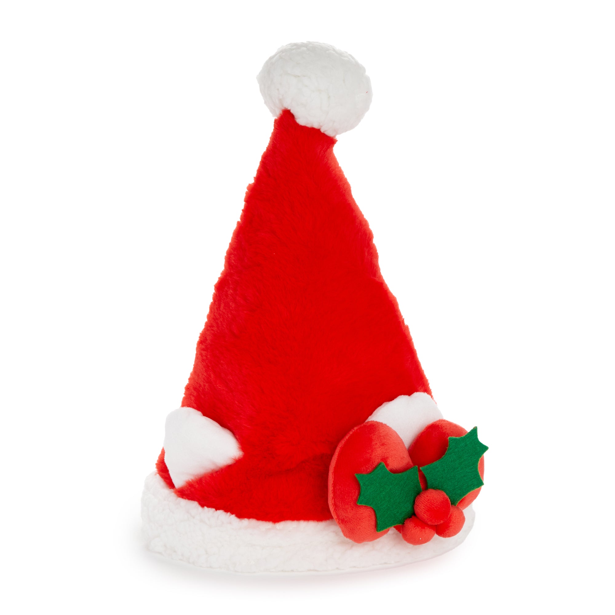 Hello Kitty holiday Santa hat on a child, showcasing bow and ear details