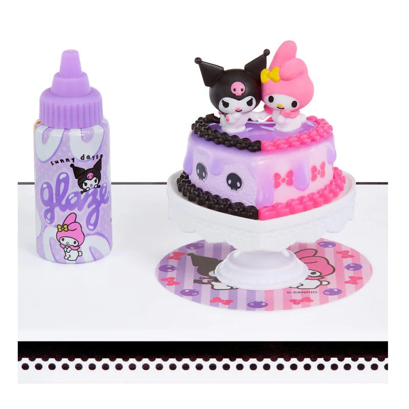 Hello Kitty and Friends themed miniatures from MGAs Miniverse Make It Mini Series 2, showcasing various characters and items.
