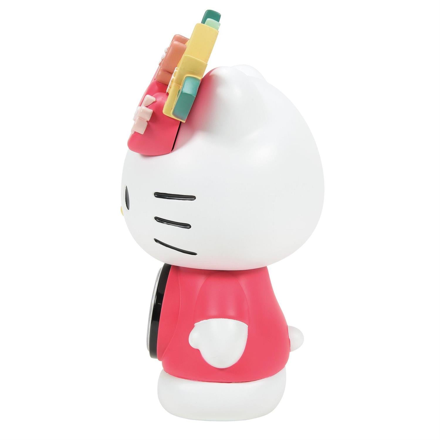 Kids desk clock on a study table, blending vintage charm with cheerful design