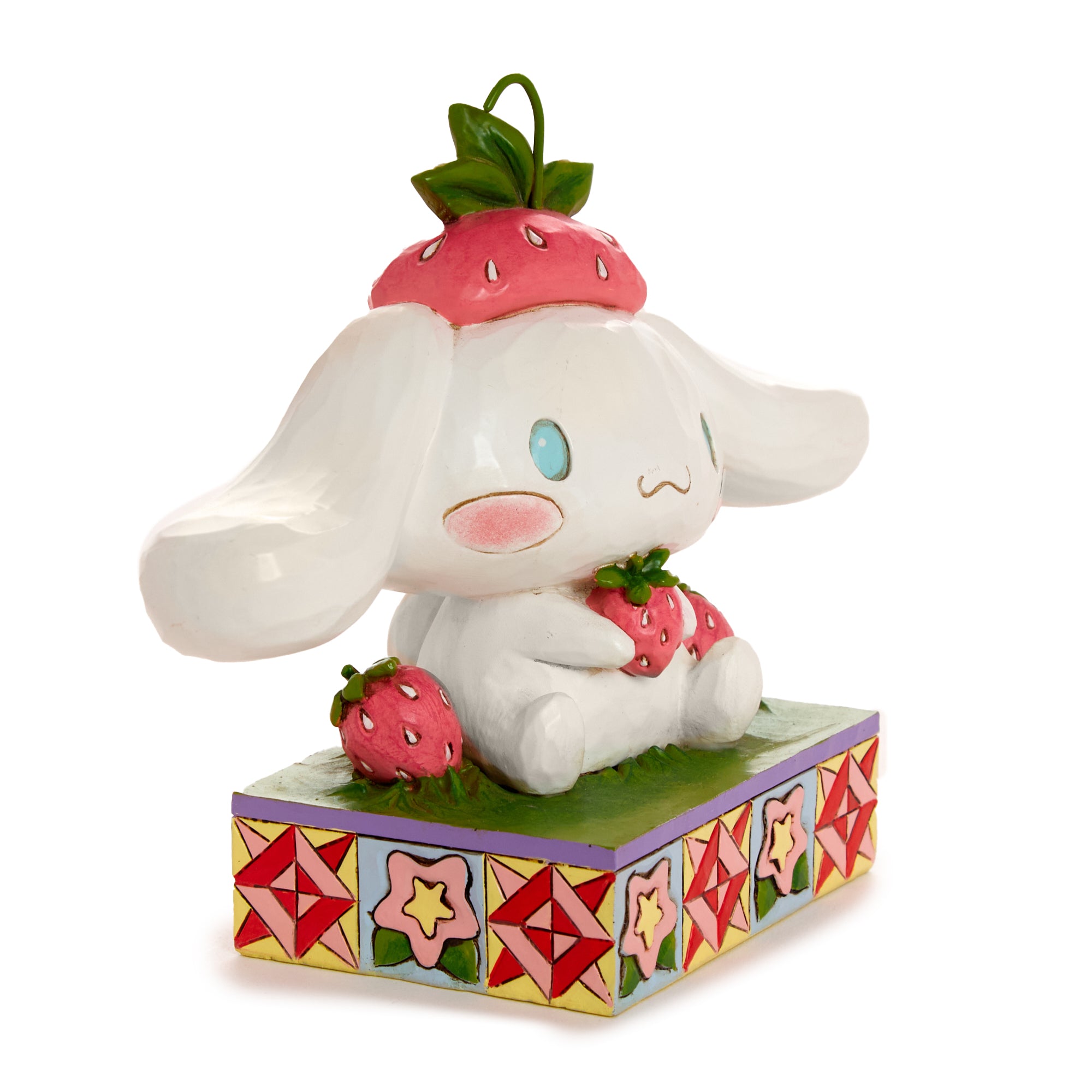Cinnamoroll collectible figurine displayed in a cozy home setting.