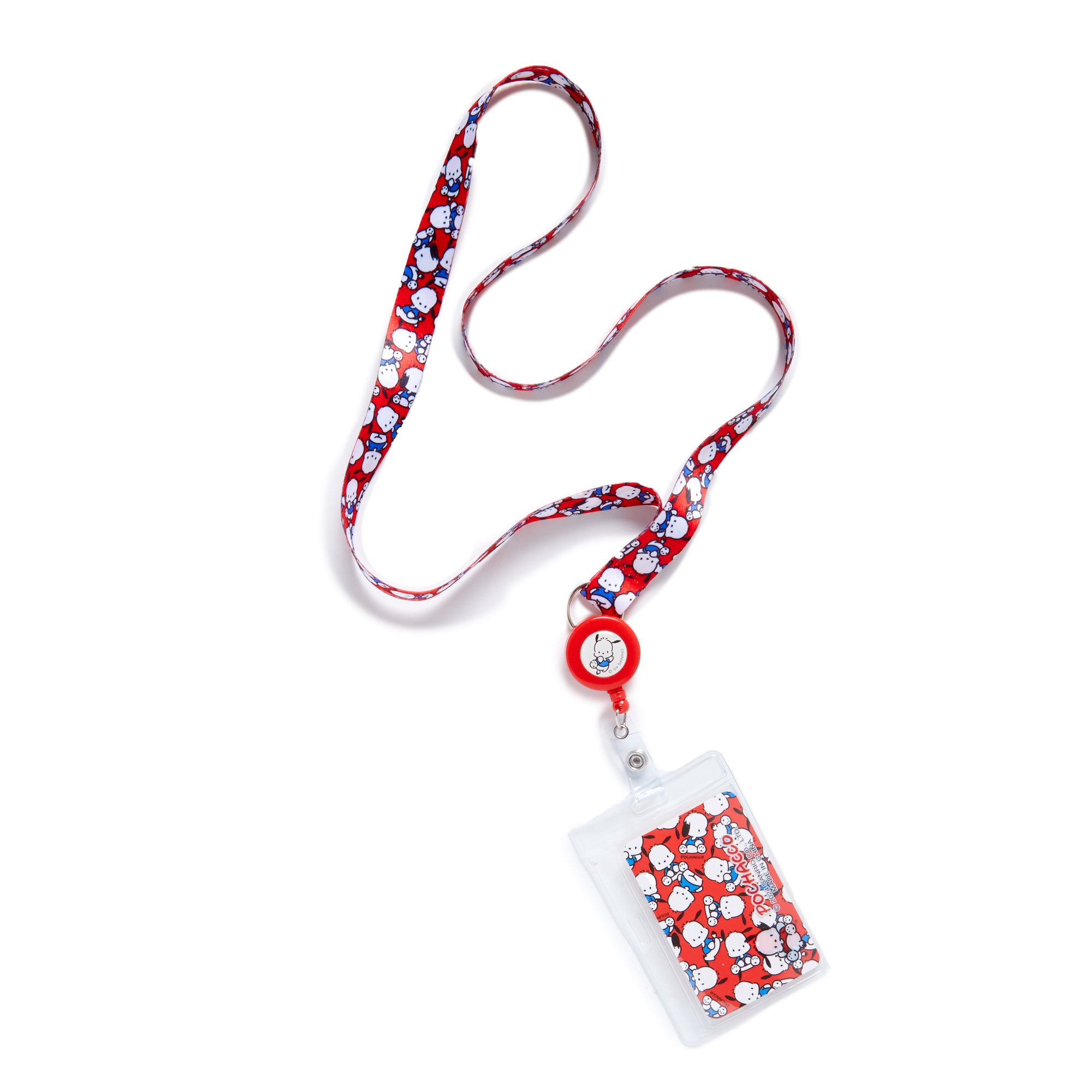 Side view showing durable plastic ID badge card holder