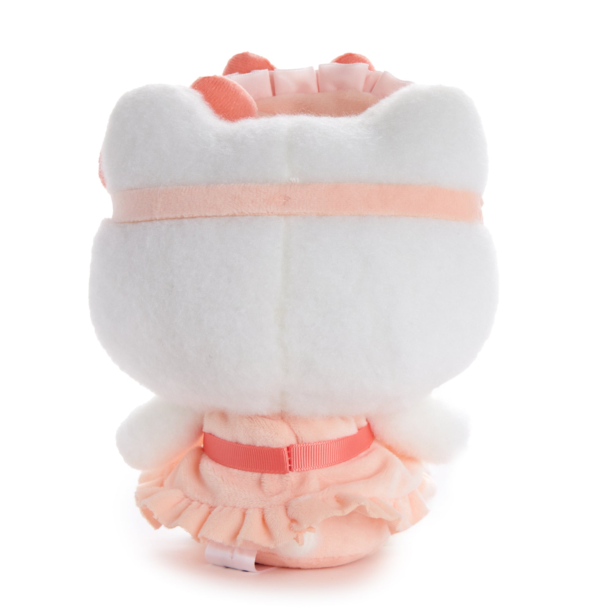 Close-up of Hello Kitty plush bouquet showcasing embroidery details