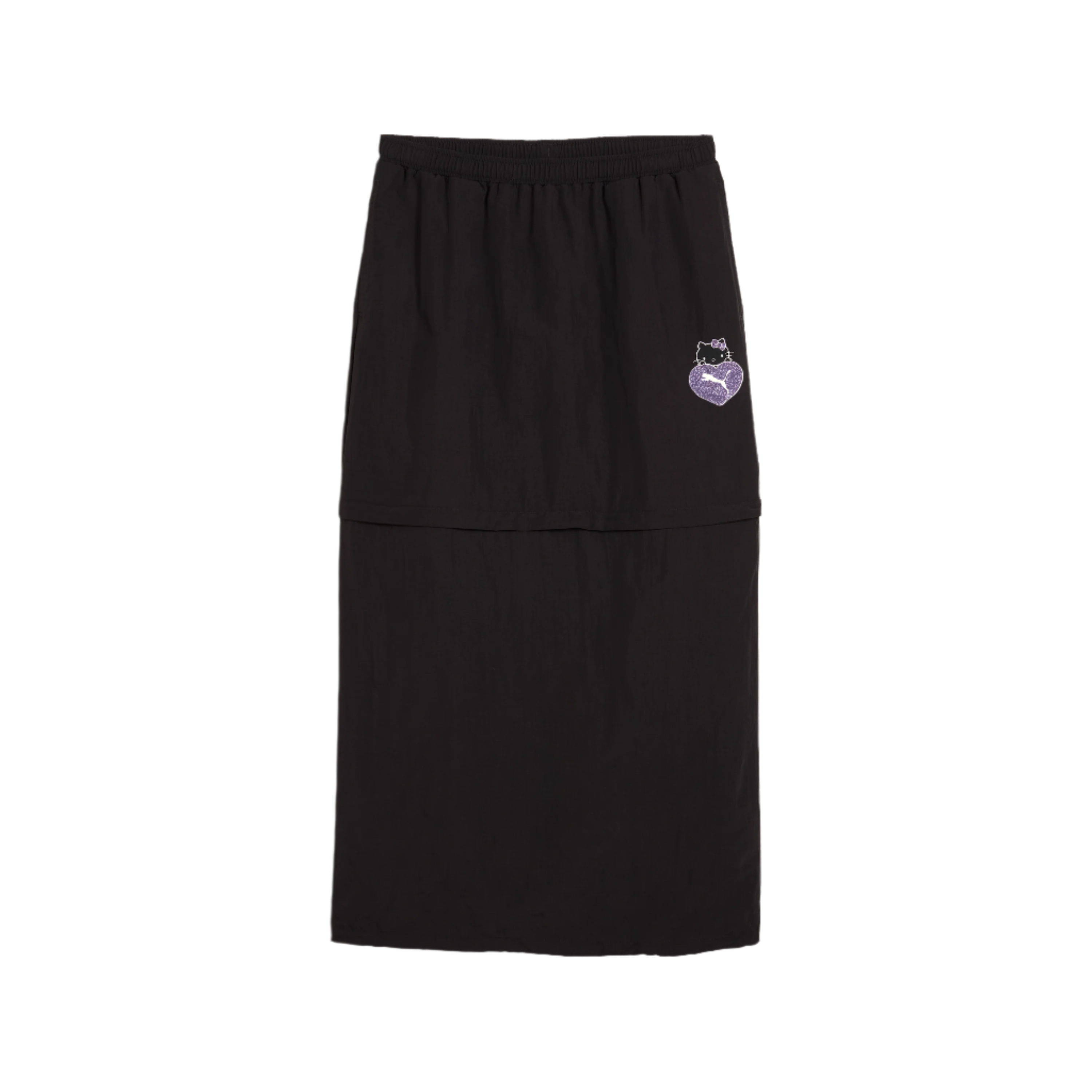 Back detail showing Hello Kitty artwork and windCELL label on the convertible skirt