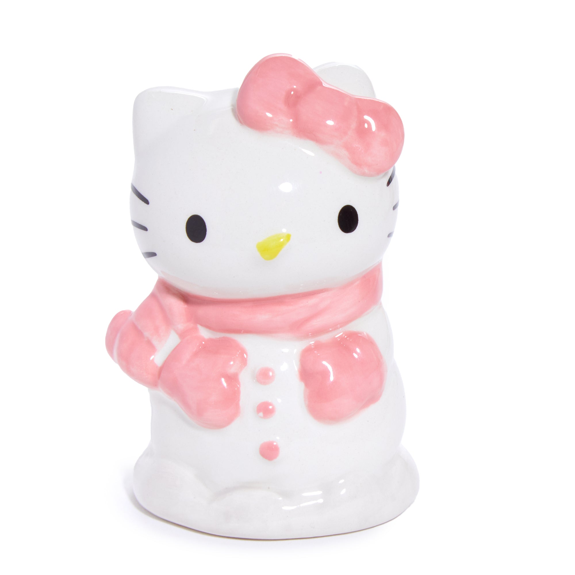 Side detail showing hand-painted patterns on ceramic pepper shaker