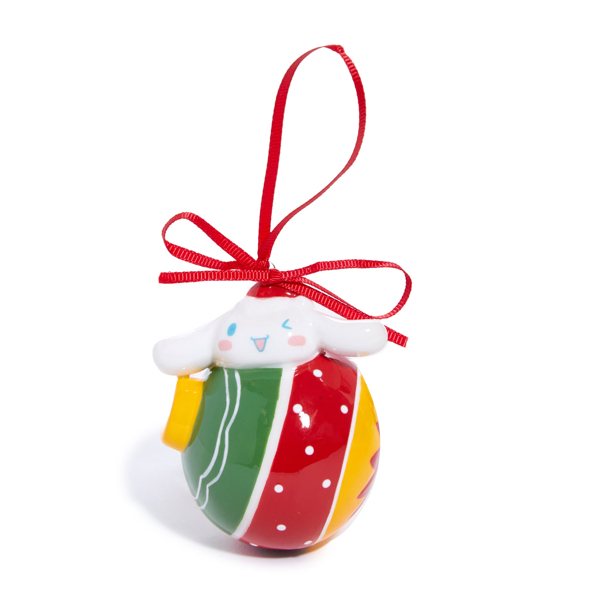 Cinnamoroll ceramic ornament showcasing its playful design for the holidays.