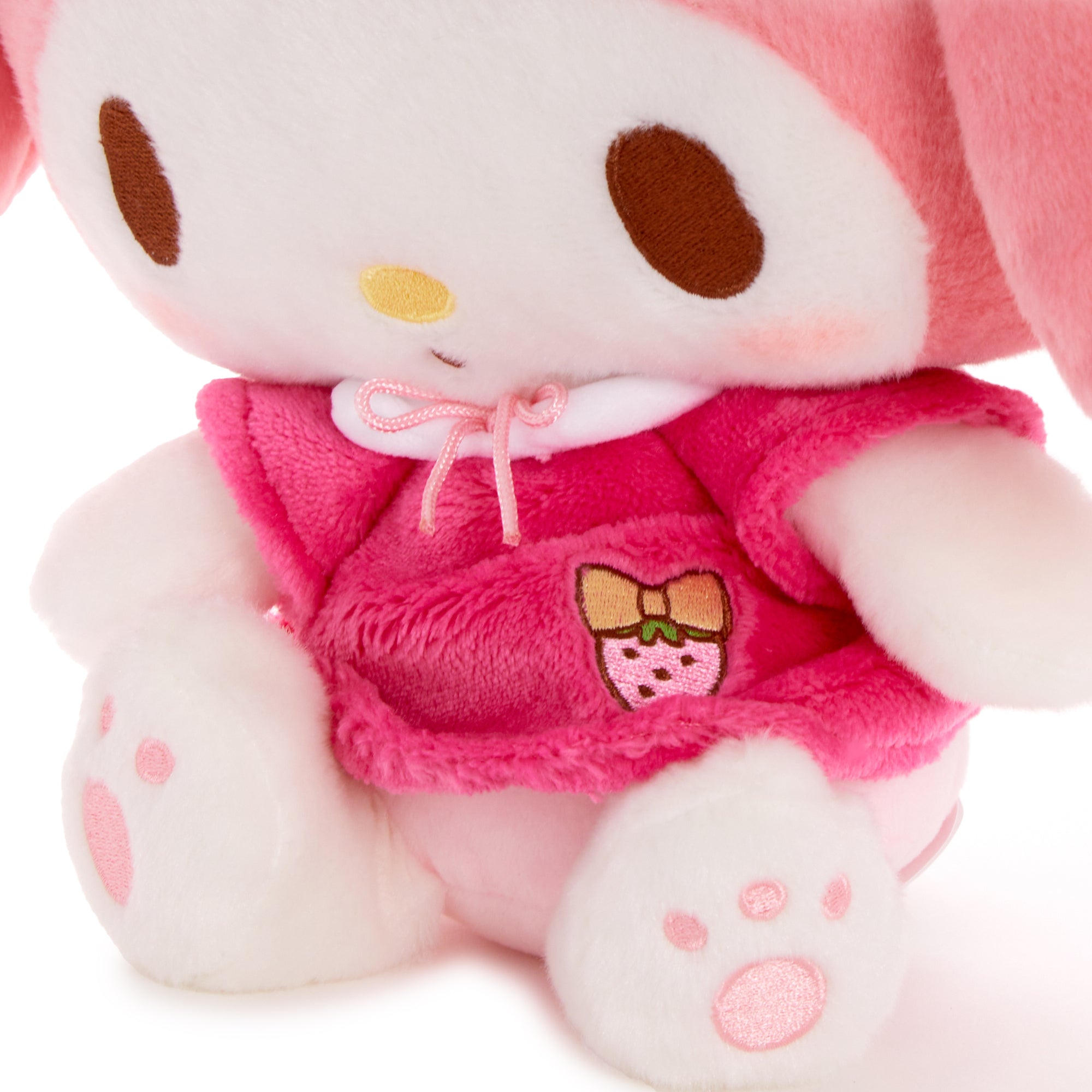 My Melody plush toy with coordinating nightcap and gown.