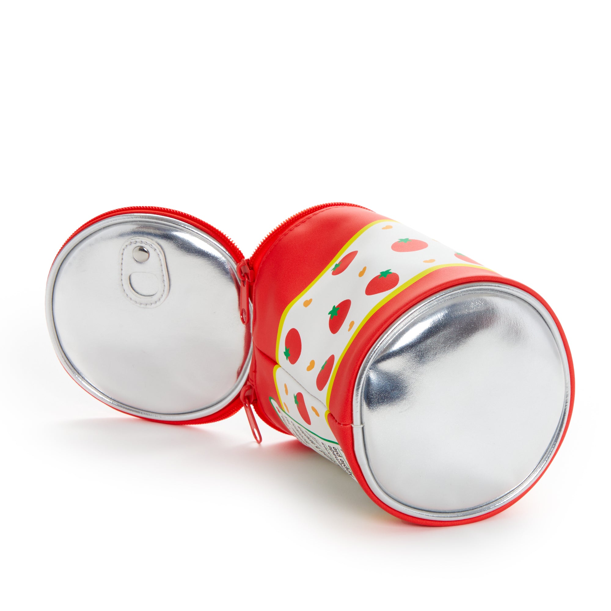 Hello Kitty makeup bag featuring a cute tomato design.