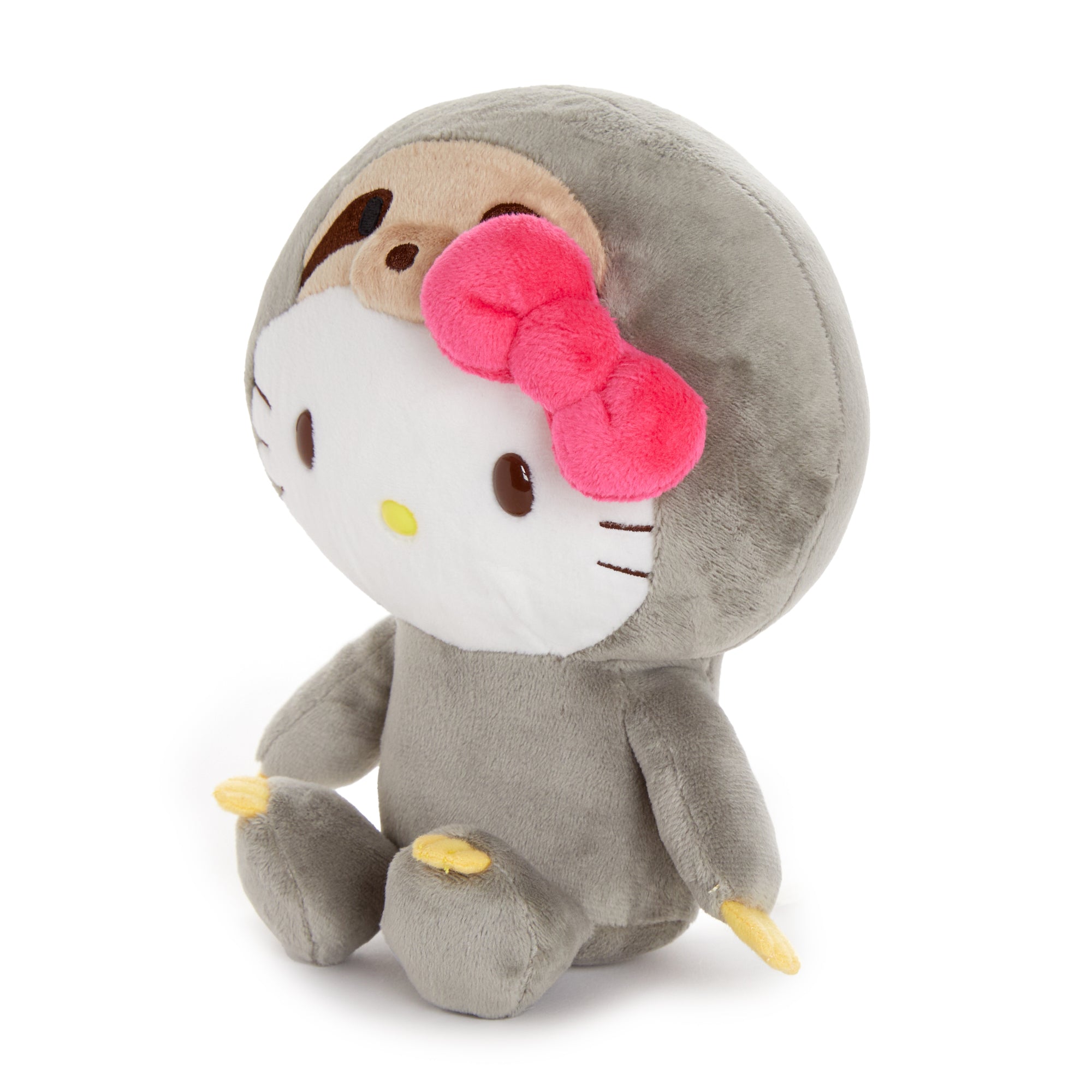 Hello Kitty sloth plush displayed alongside other Tropical Series Sanrio characters