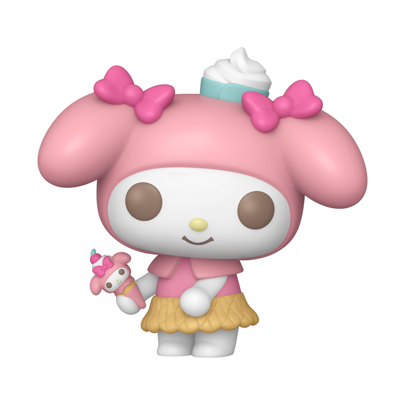 Close-up of My Melody Funko Pop showcasing its vibrant colors.