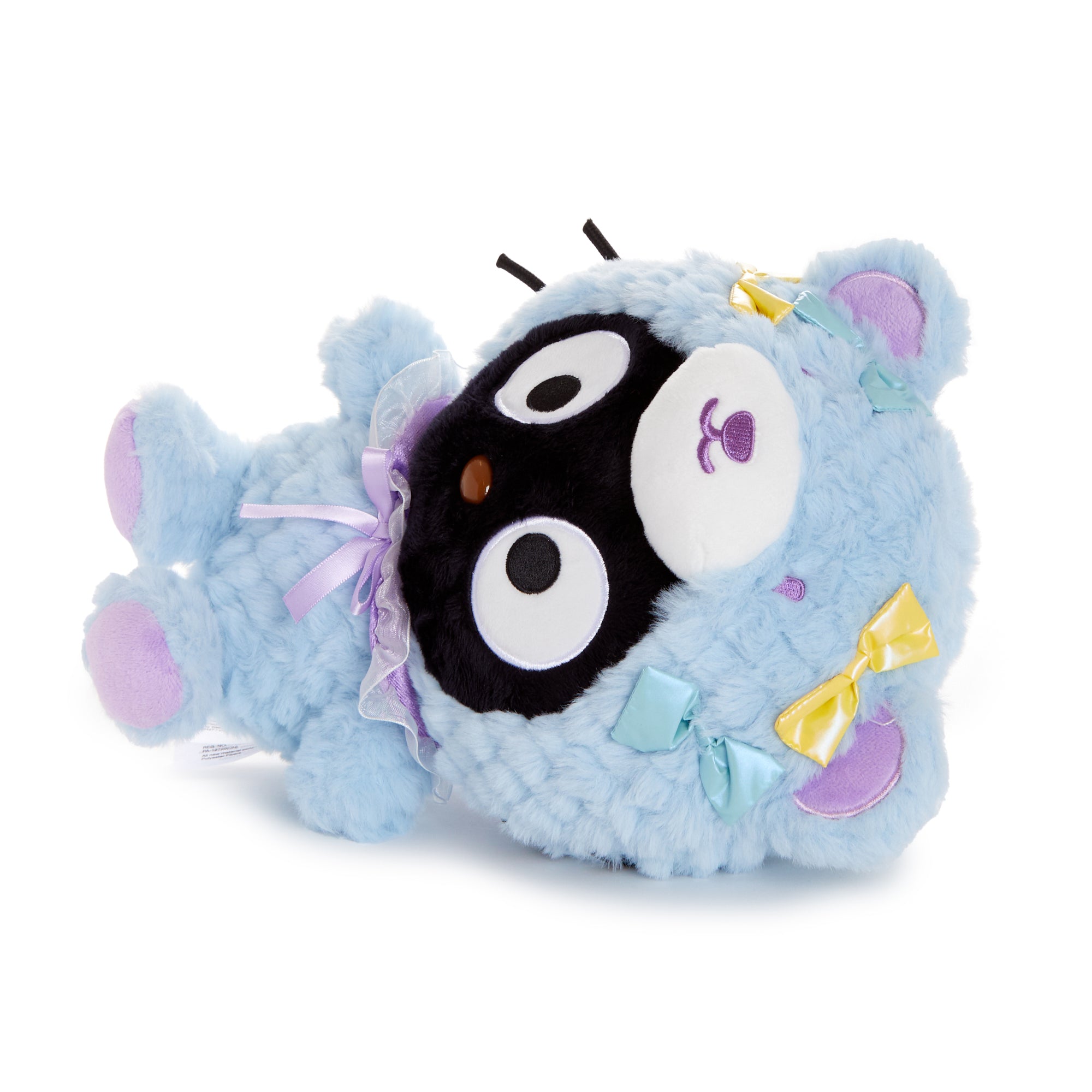 Chococat plush toy in pastel colors with bear features.