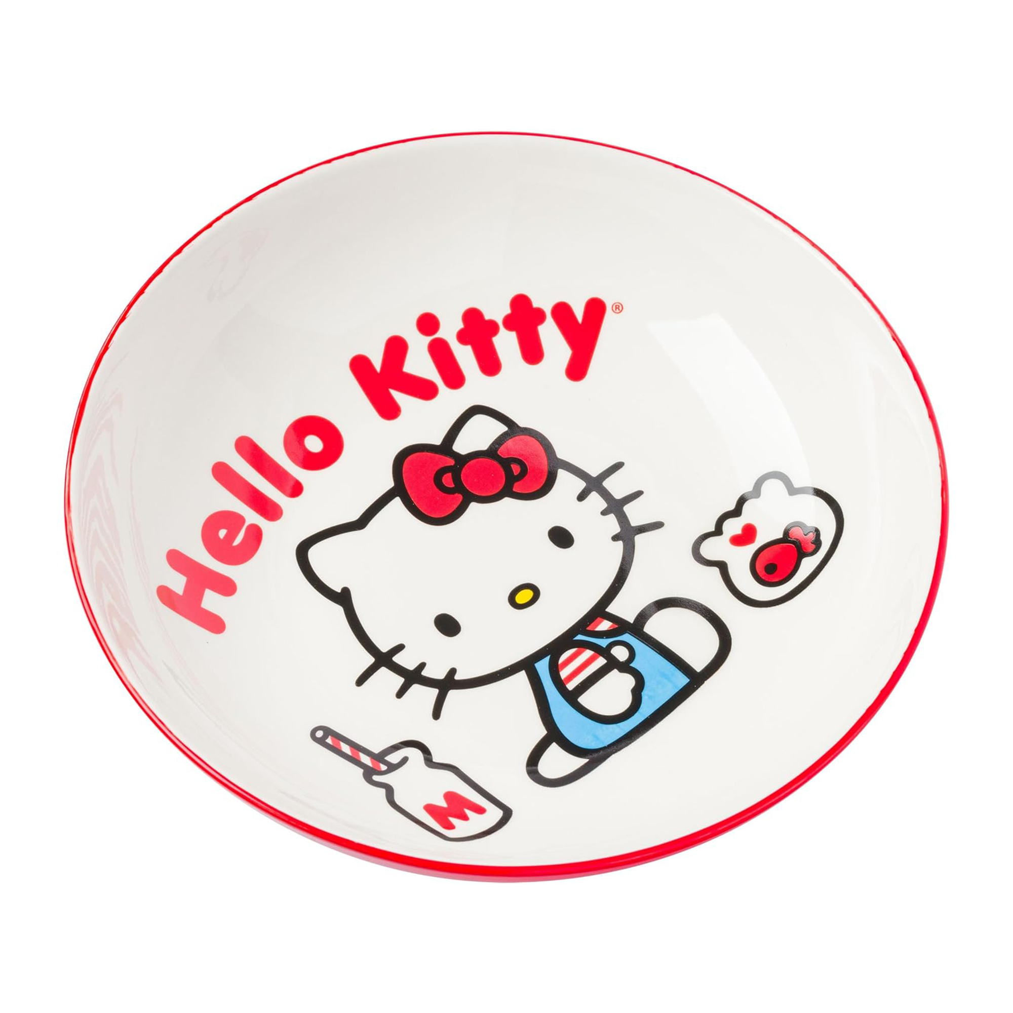 Side view showing Hello Kitty design and rim detail