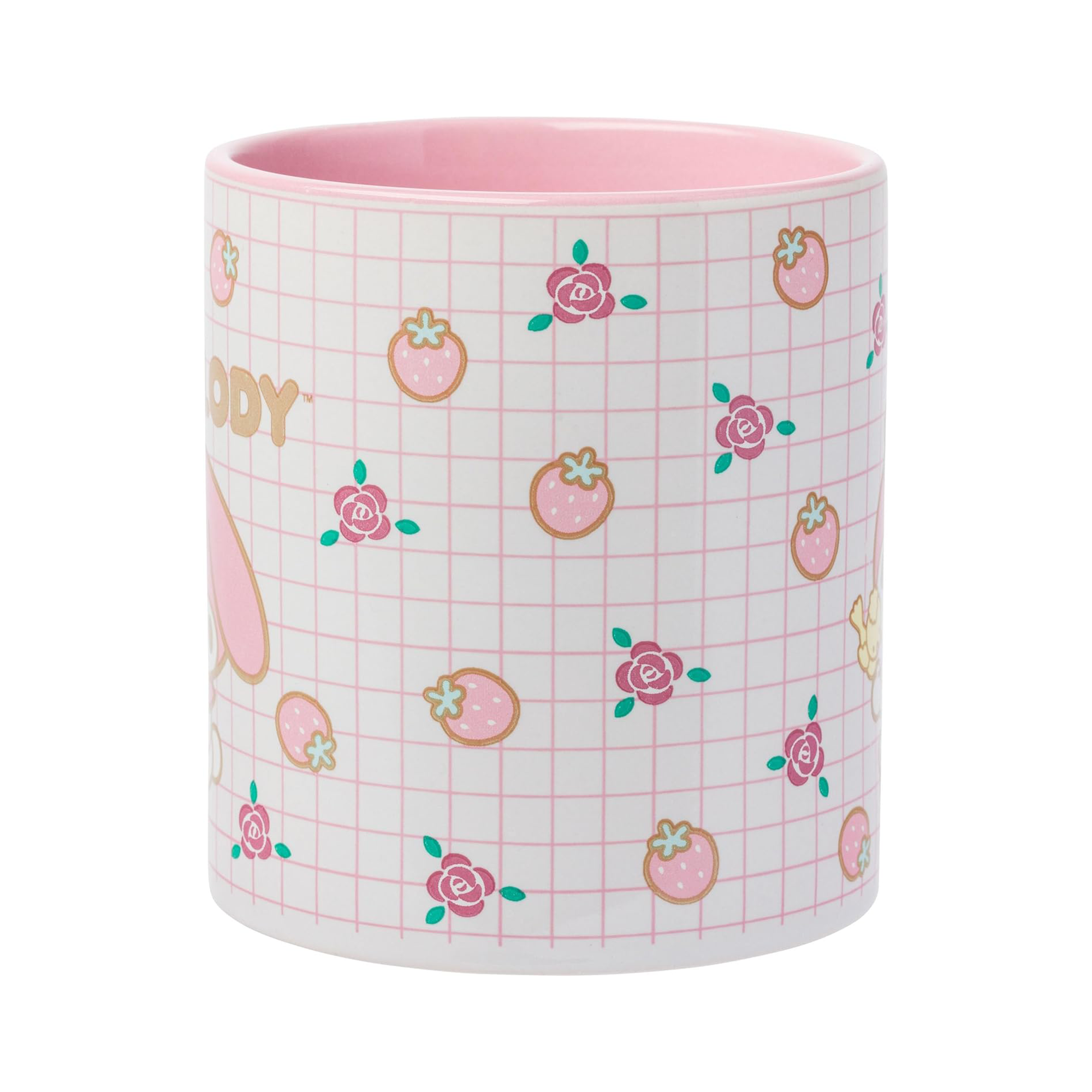 Ceramic mug with My Melody design for cute coffee moments.