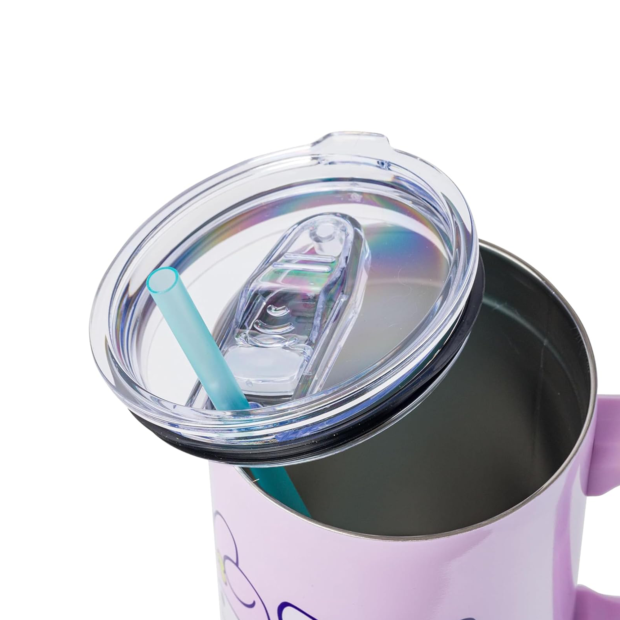 Traveling with the Hello Kitty tumbler in a car cup holder