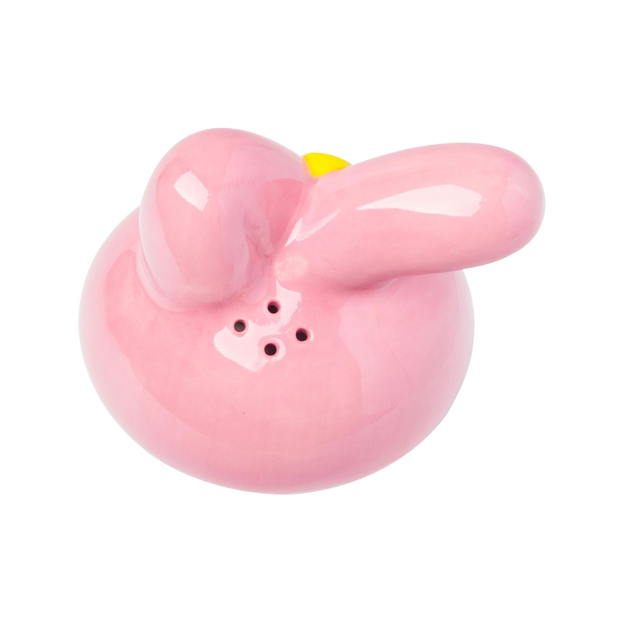 Kawaii salt and pepper set displayed on a dining table, perfect for seasoning.