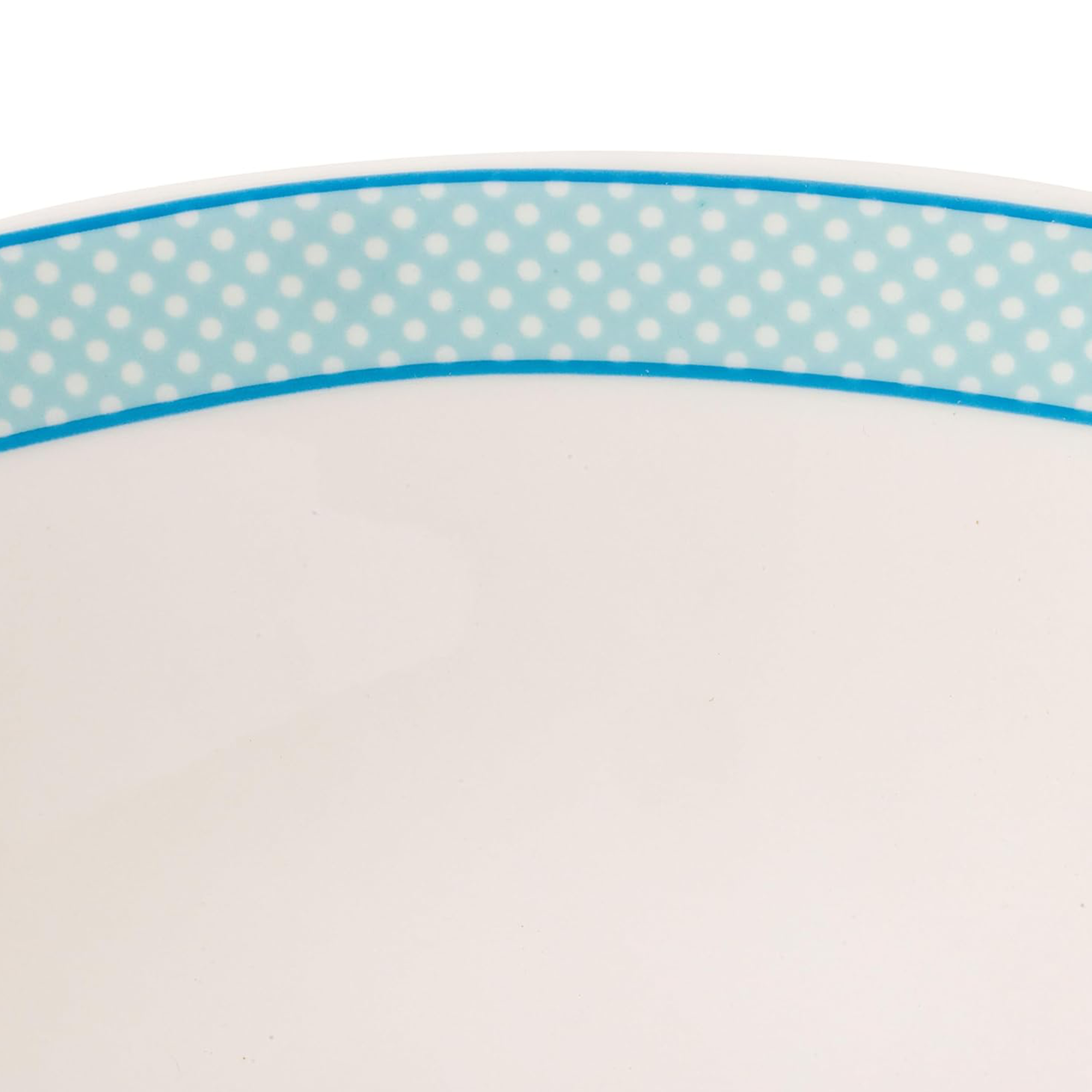 Side angle showing the bowls size and vibrant artwork