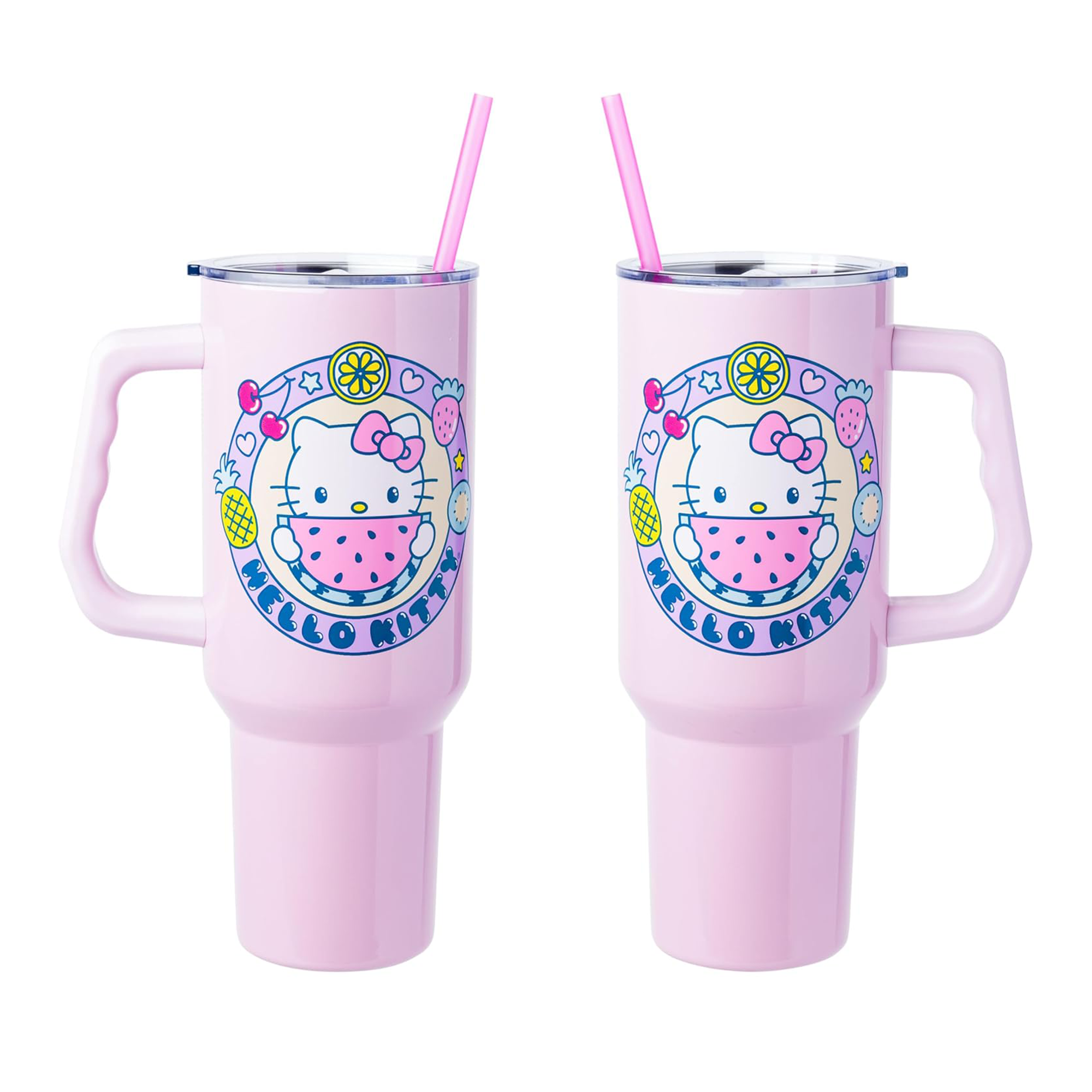 Hello Kitty stainless steel travel tumbler with 40oz capacity