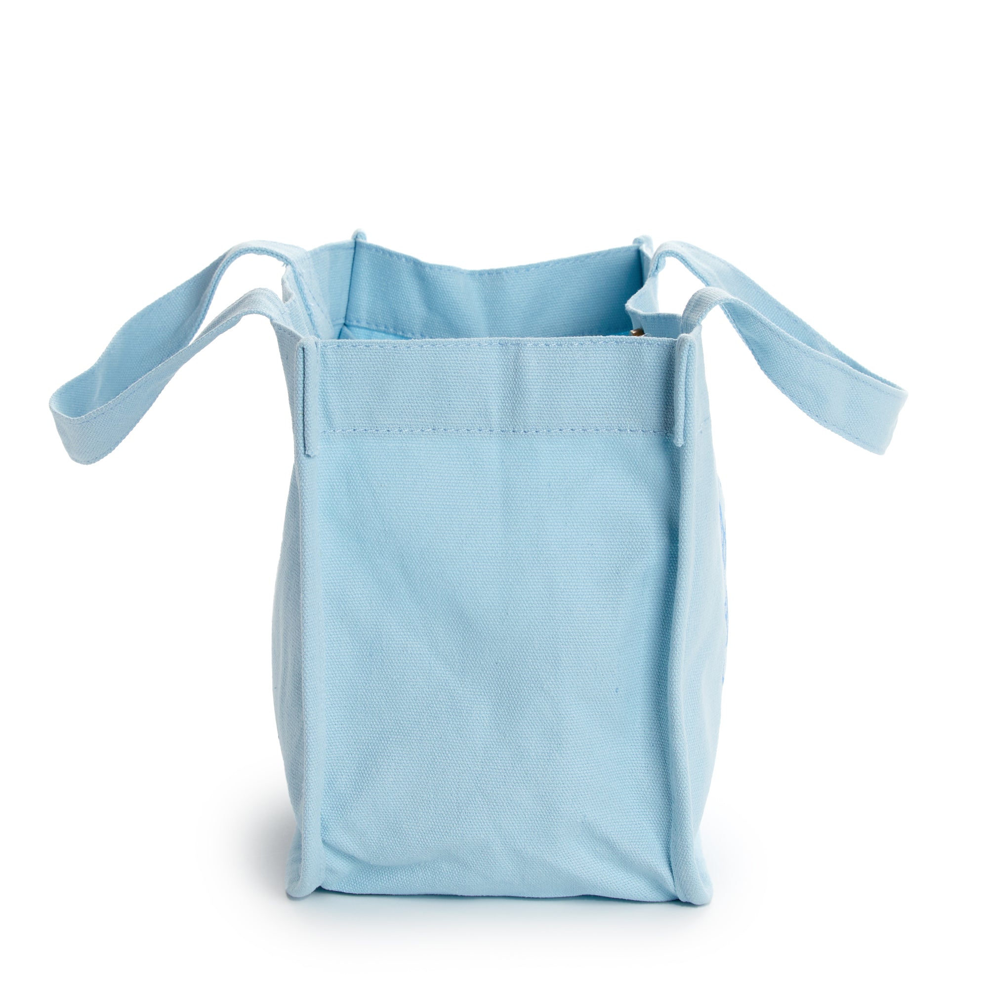 Cinnamoroll mini canvas tote bag with interior pockets visible