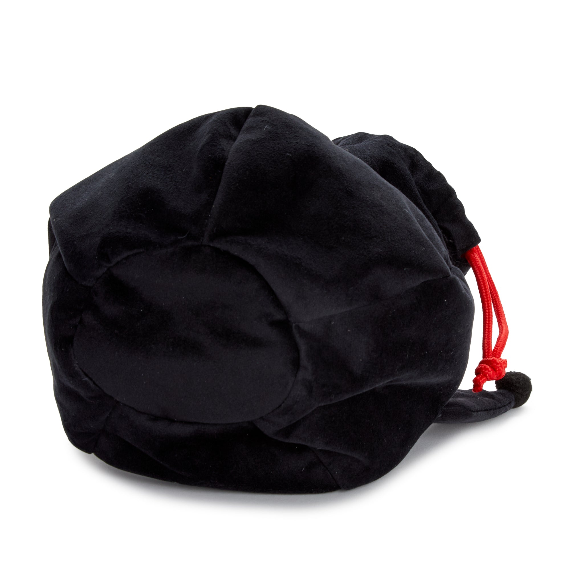 Opened Kuromi drawstring bag showing roomy interior for essentials
