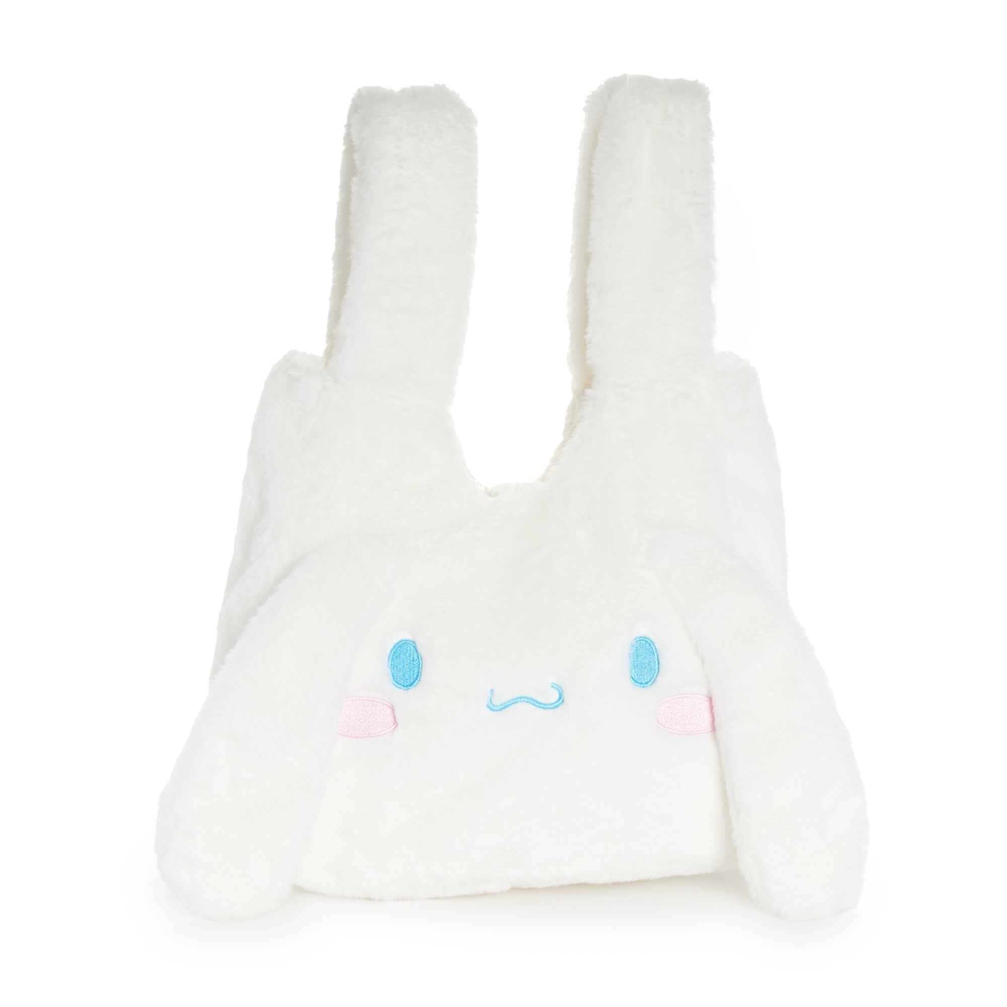 Cinnamoroll Sanrio plush tote bag with embroidered details and comfortable straps