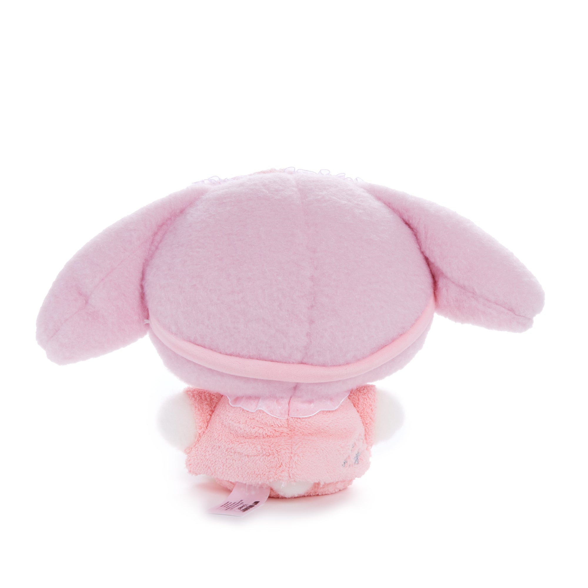 Sweet Dreams Sanrio plush nestled in pastel bed linens, ideal for nighttime use