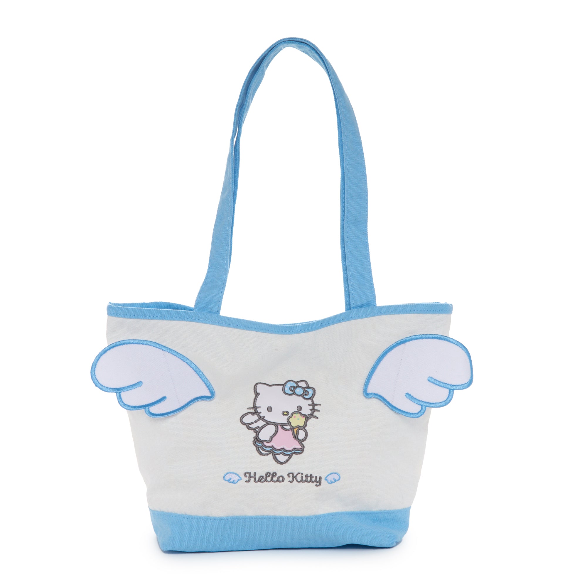 Hello Kitty tote bag with ice cream design, front view