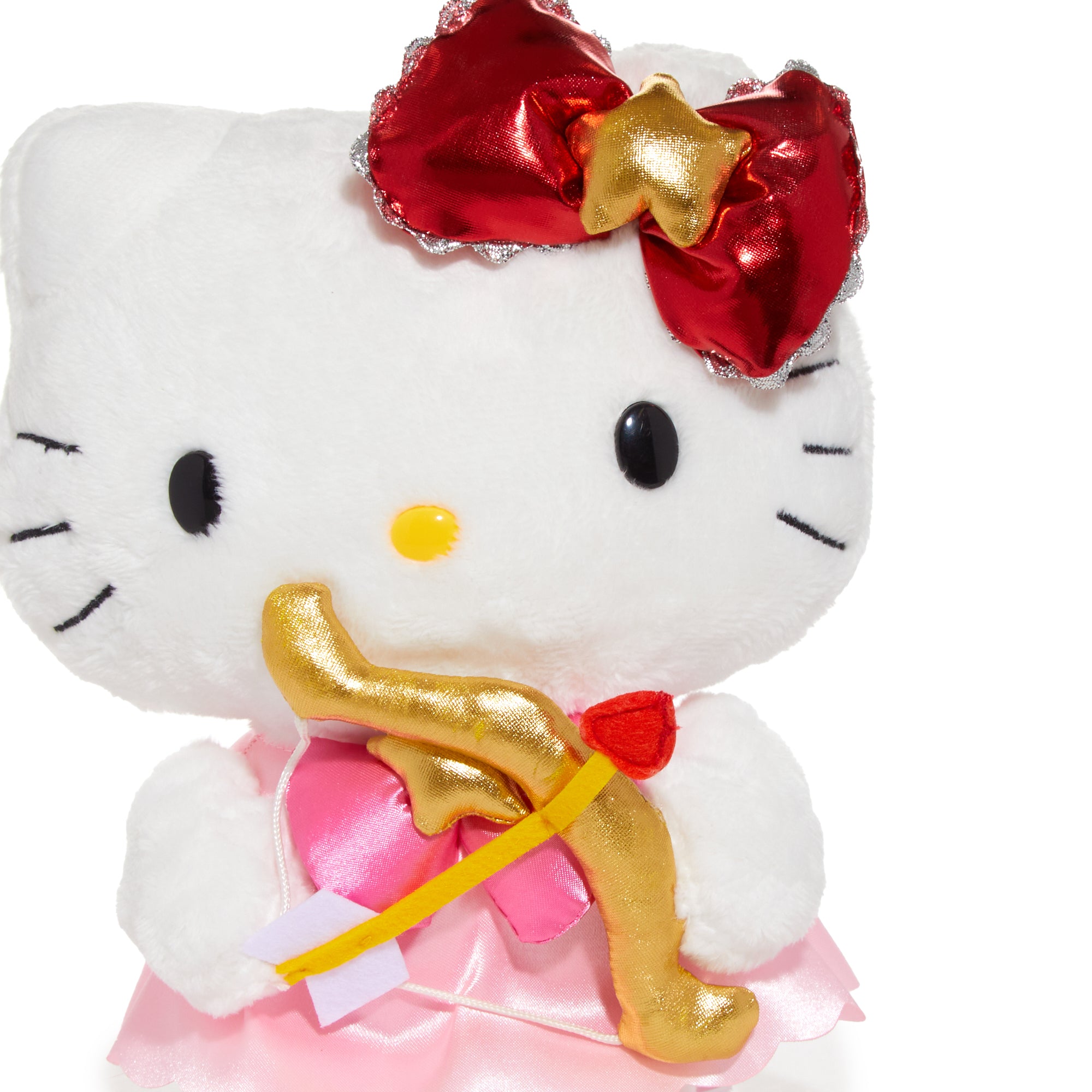 Hello Kitty plush bouquet displayed among other zodiac plush toys.
