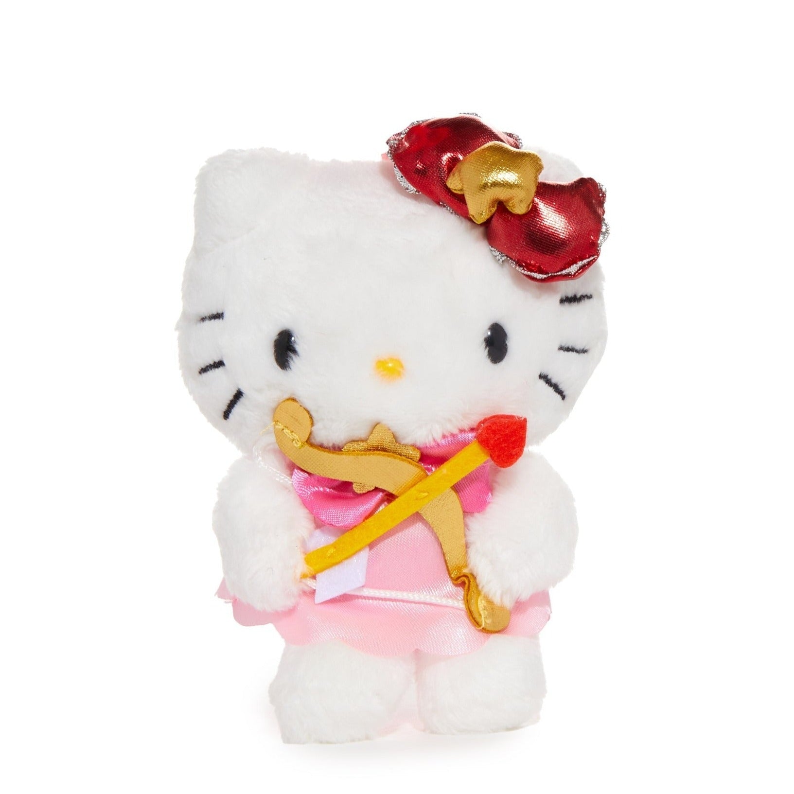 Close-up of the embroidered details on the Hello Kitty Sagittarius plush.