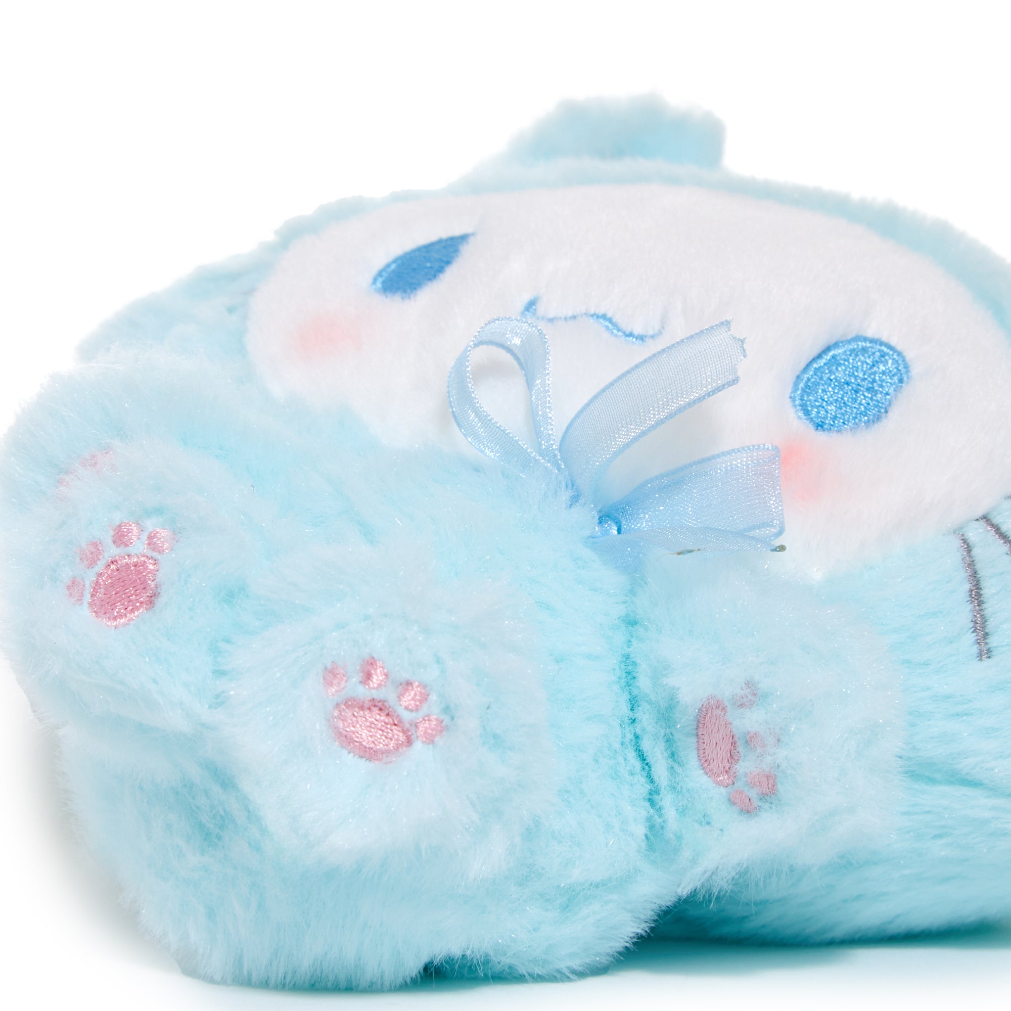 Cinnamoroll plush toy featuring cute kitten costume