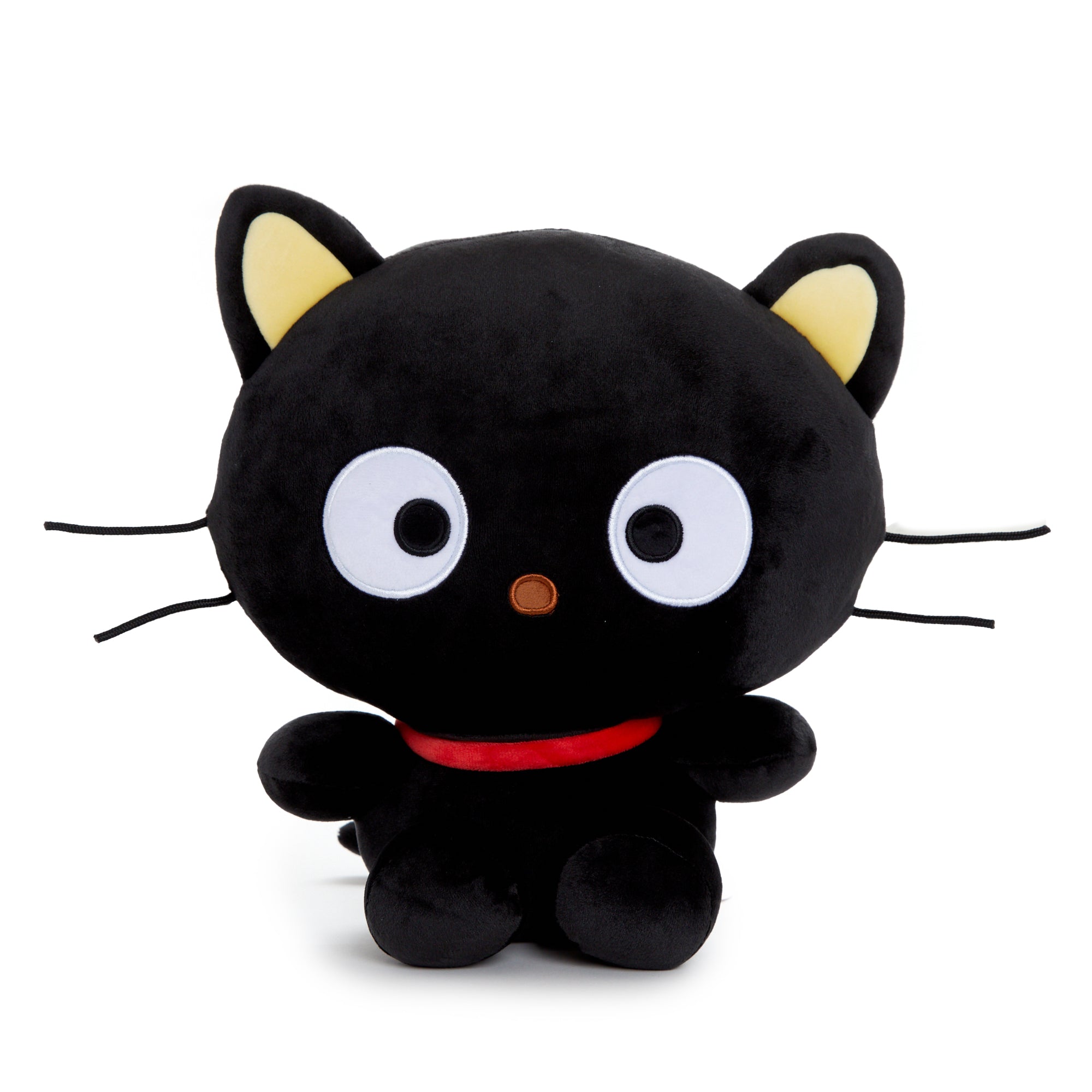 Chococat 12-Inch Squishable Plush Toy in a cozy living room setting