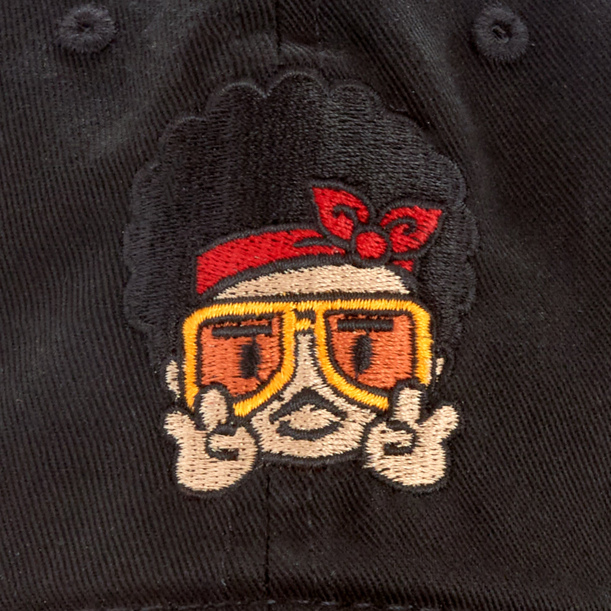 Side angle of cap hello kitty with adjustable strap visible, styled for everyday wear
