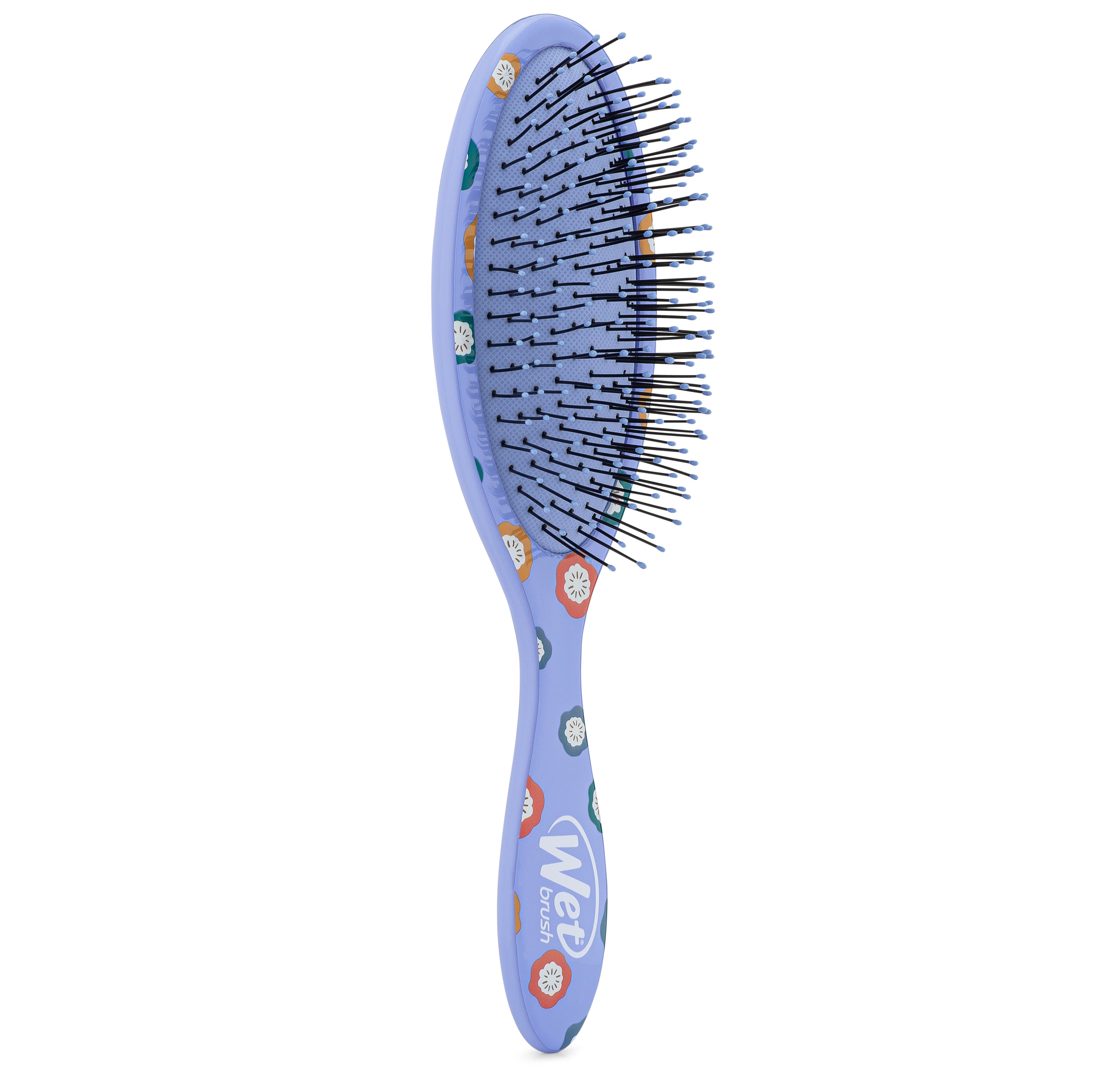 Cinnamoroll floral Wet Brush detangling hair brush in hand, ideal for wet or dry hair.