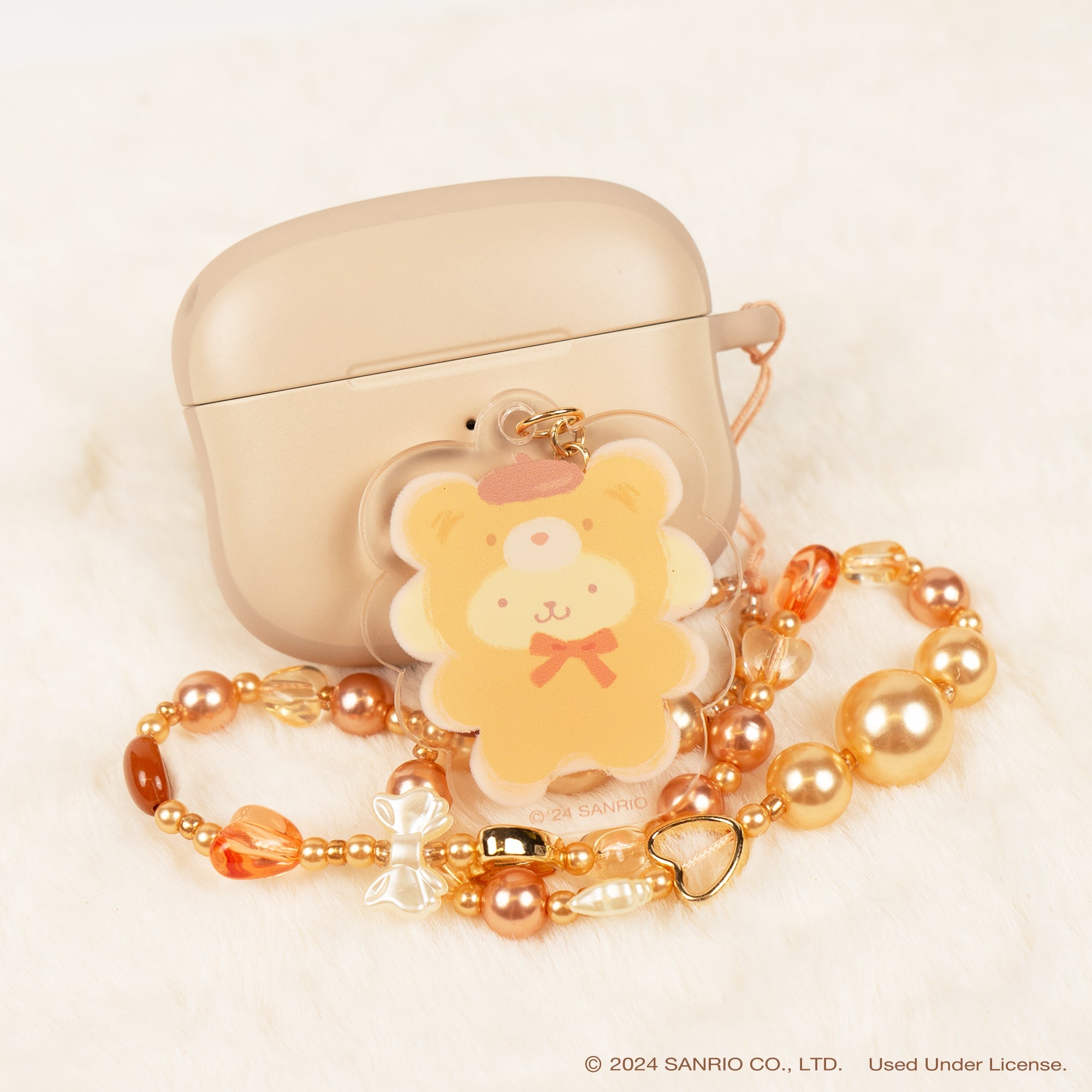 Hello Kitty Latte Bear Beaded Phone Wrist Strap - Image 7