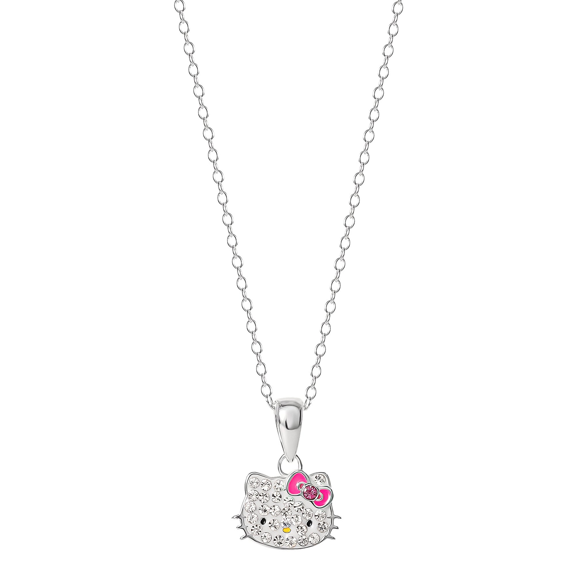 Hello Kitty jewelry displayed in a gift box, showcasing its elegance