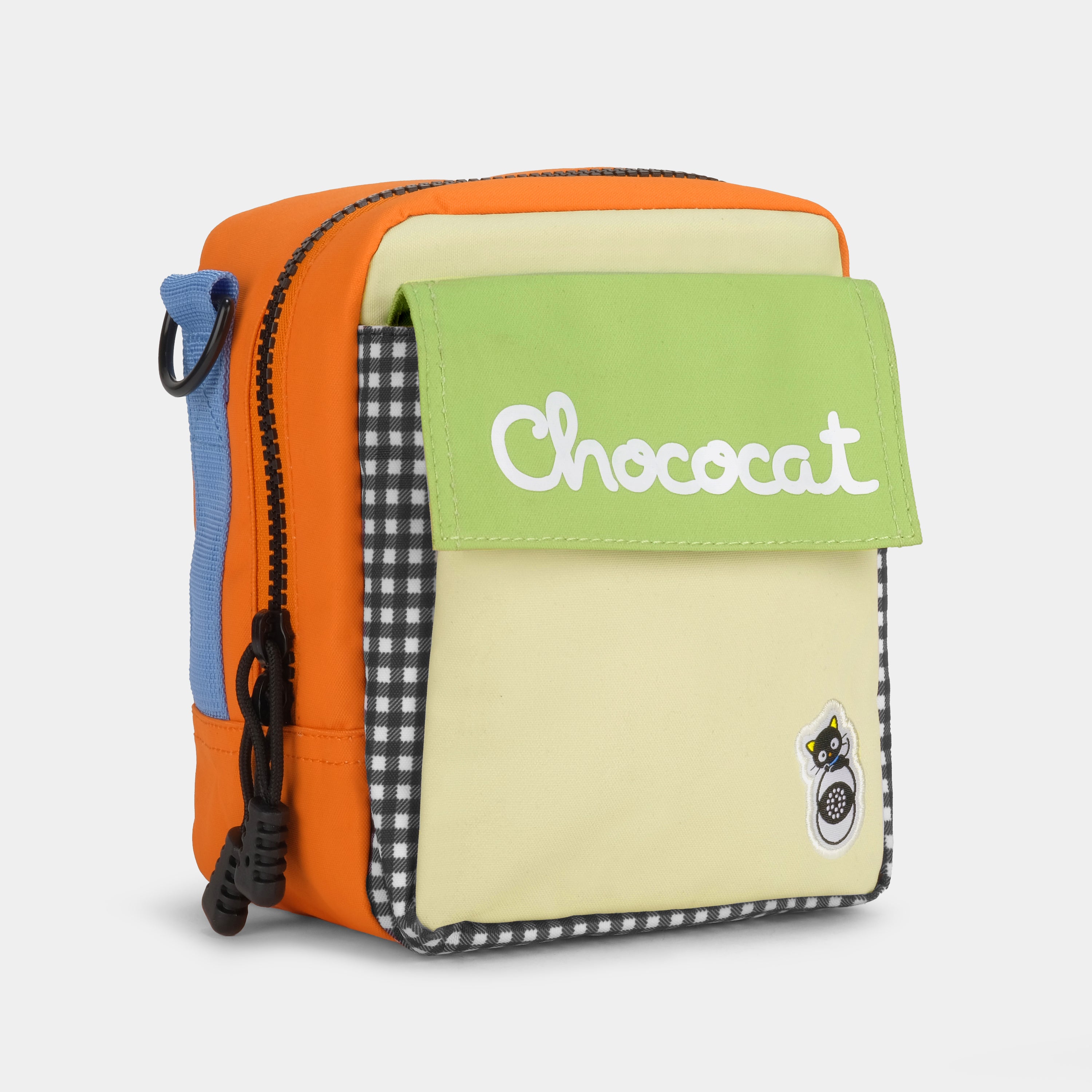 Chococat camera bag protecting your Polaroid 600 instant camera