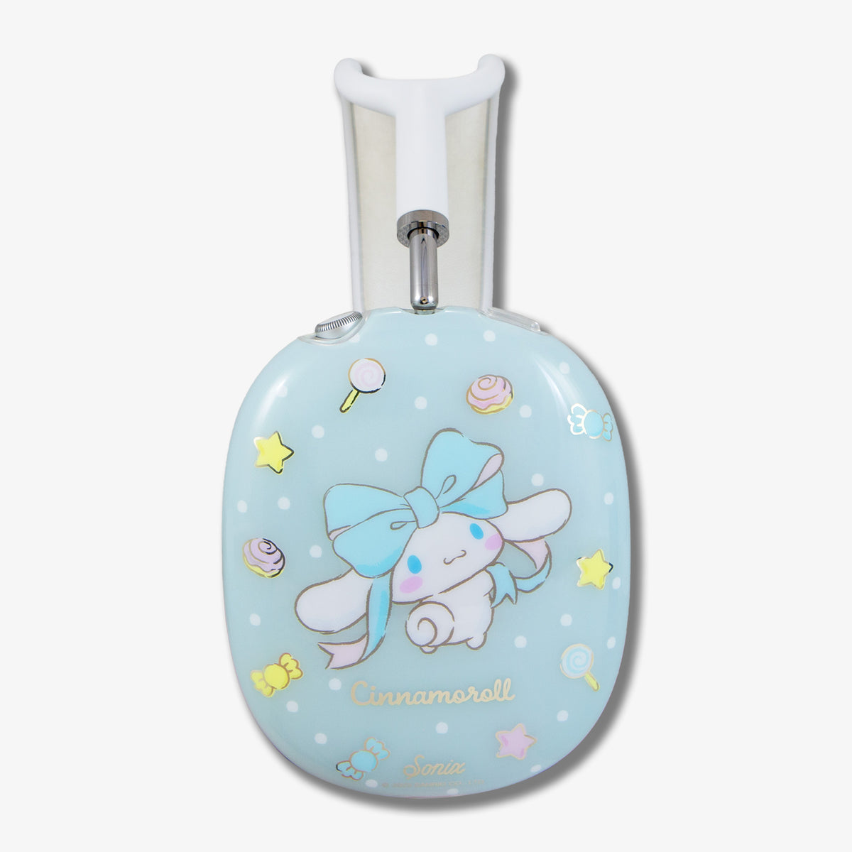 Sonix AirPods Max Cover worn outdoors during a city commute