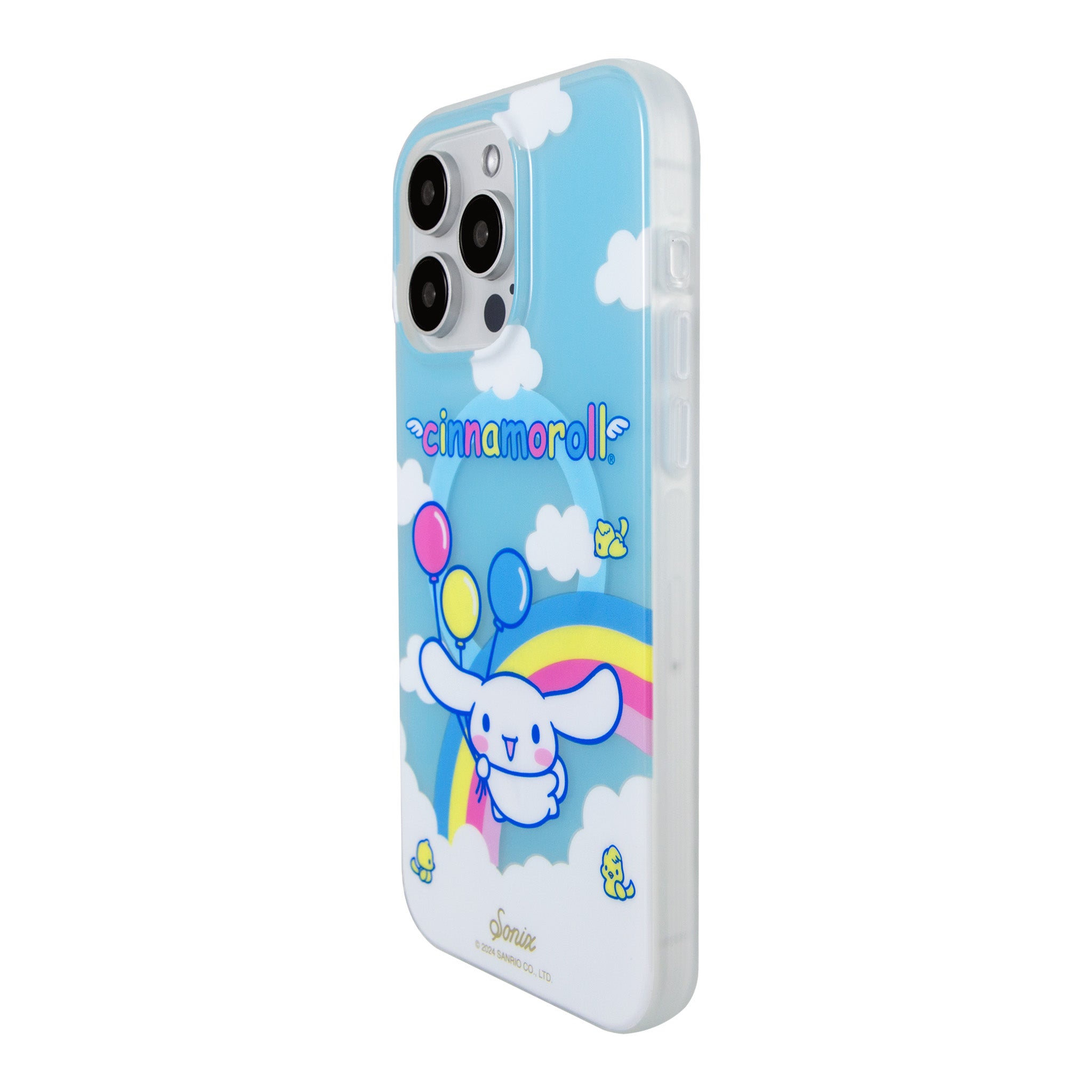 Back view of Cinnamoroll iPhone 16 Pro Max case demonstrating protection