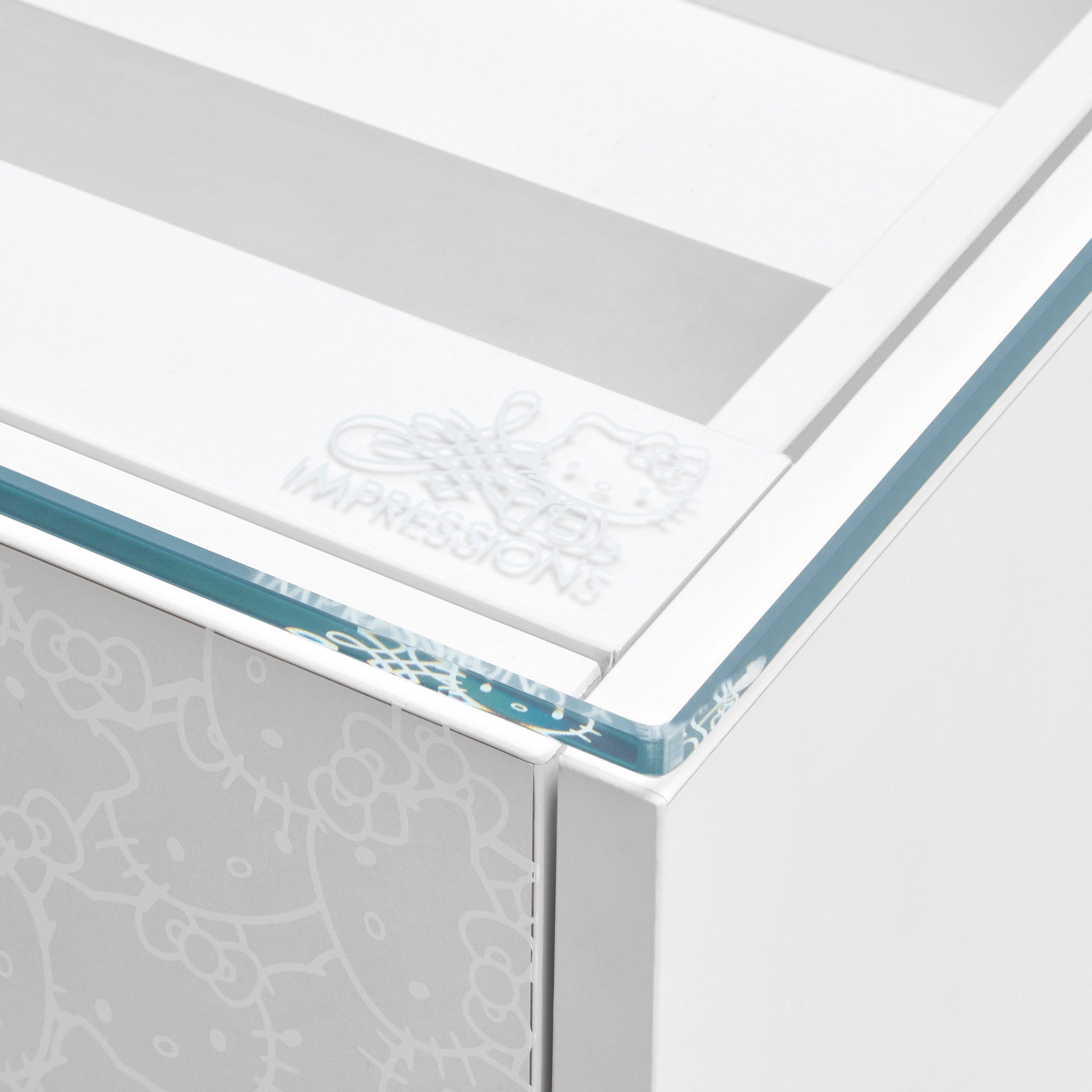 SlayStation 9 Drawer Makeup Vanity Storage Unit featuring Hello Kitty design