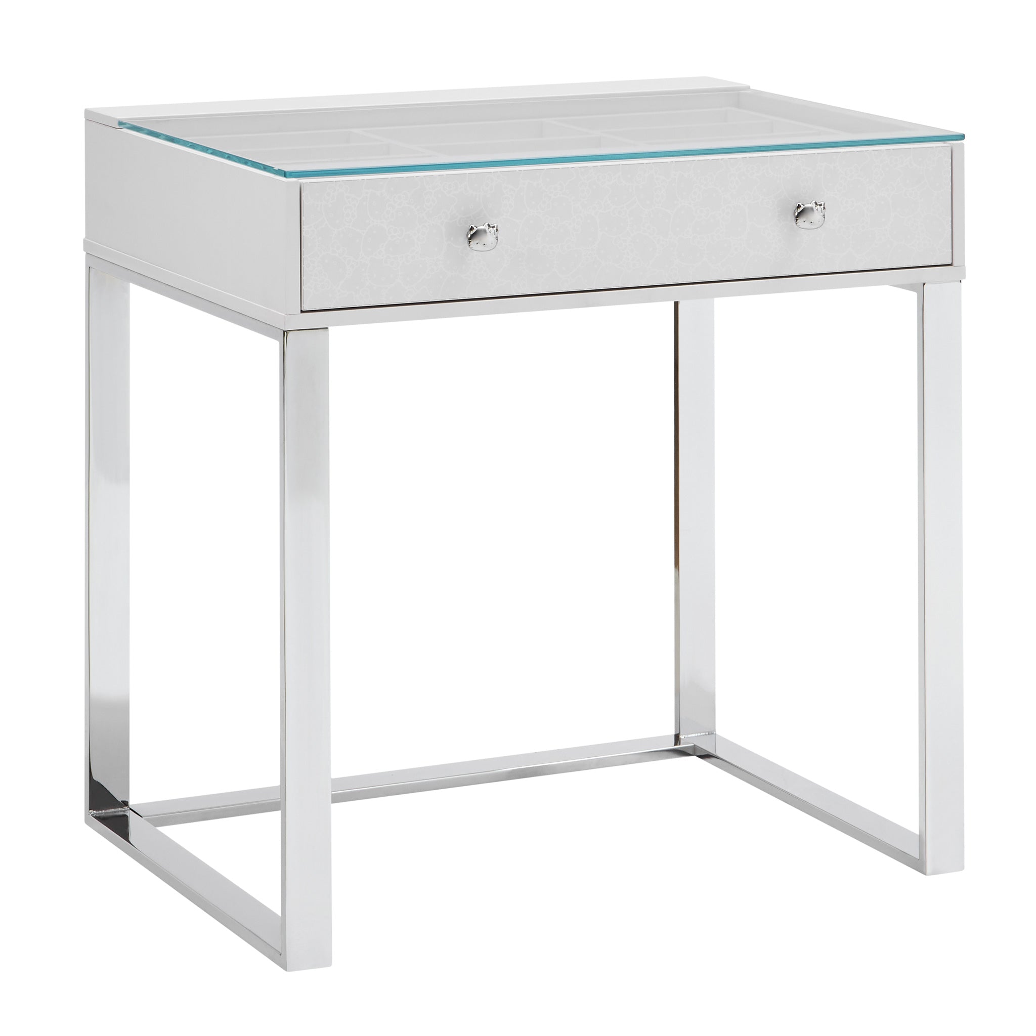 SlayStation 9 Drawer Makeup Vanity Storage Unit featuring Hello Kitty design