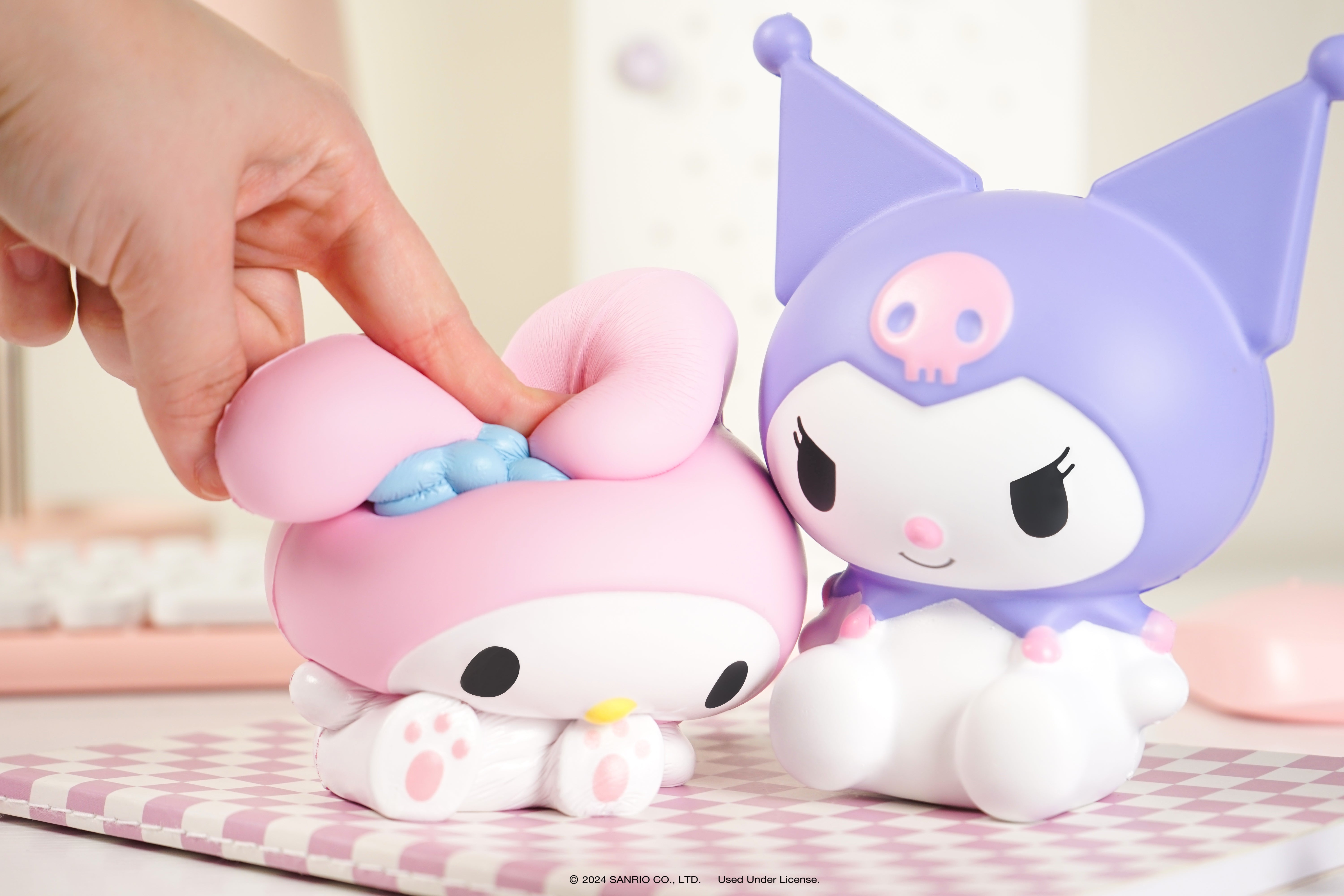 My Melody Squishy Toy in a customizable display box