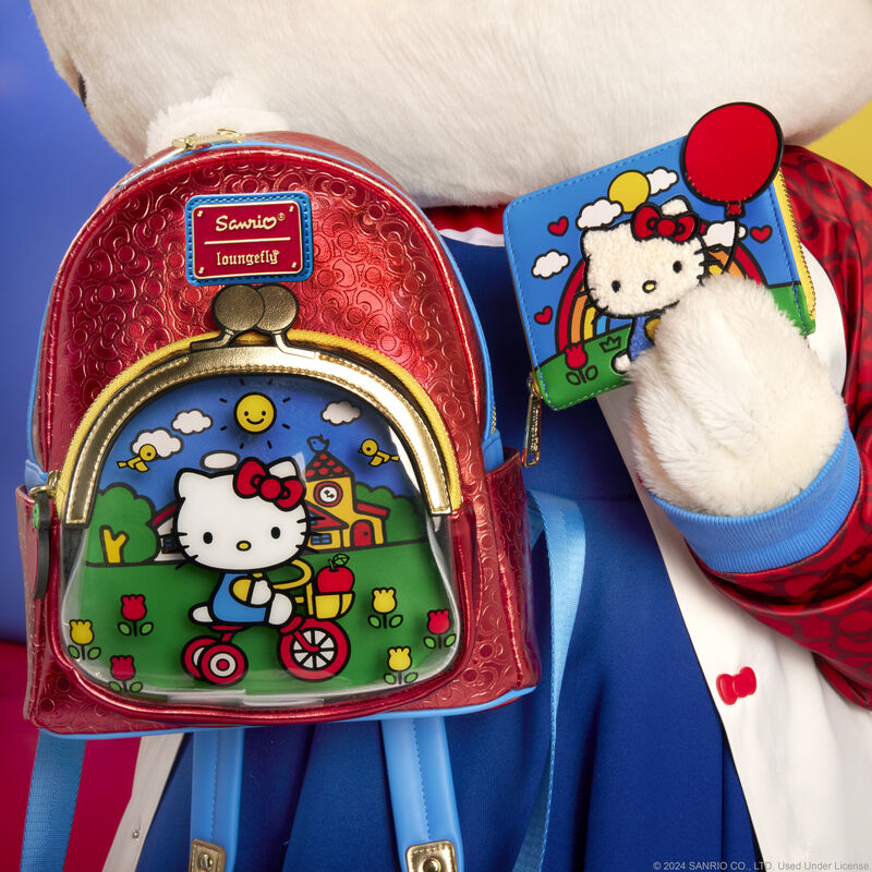 Hello Kitty mini backpack with coin purse front pocket