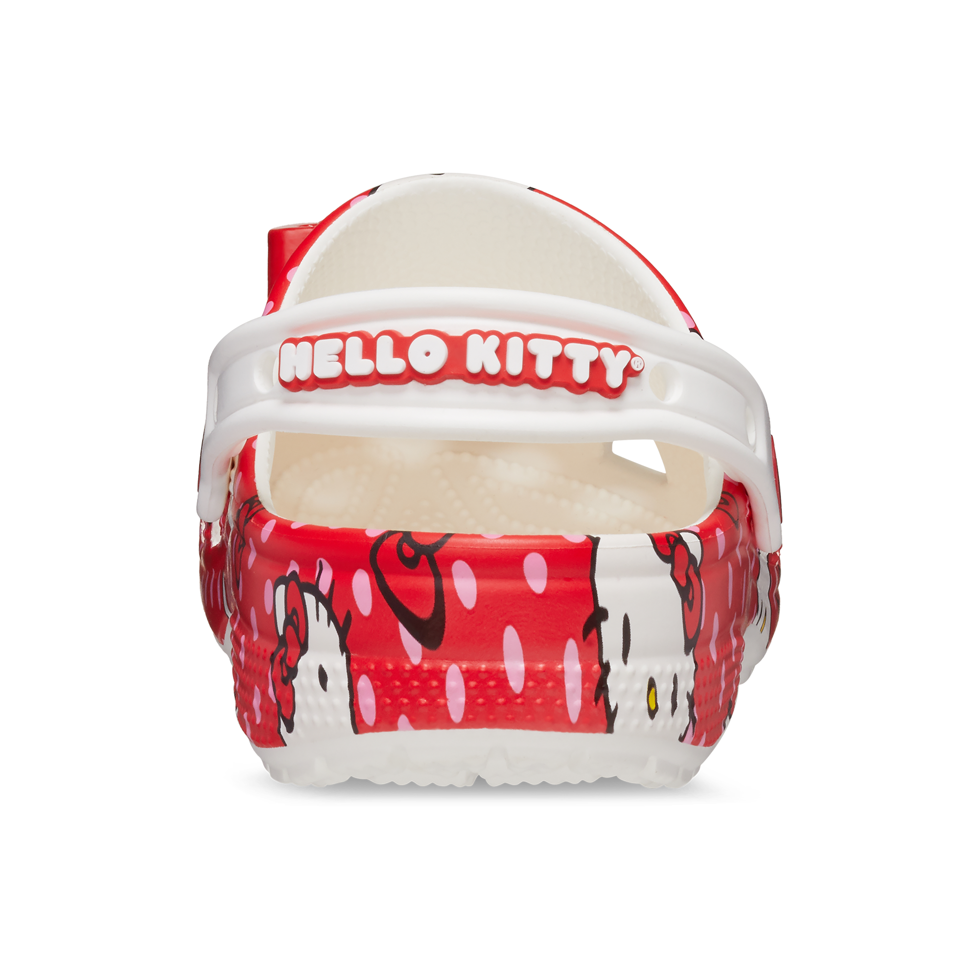 Hello Kitty Crocs red classic clog with Jibbitz charm